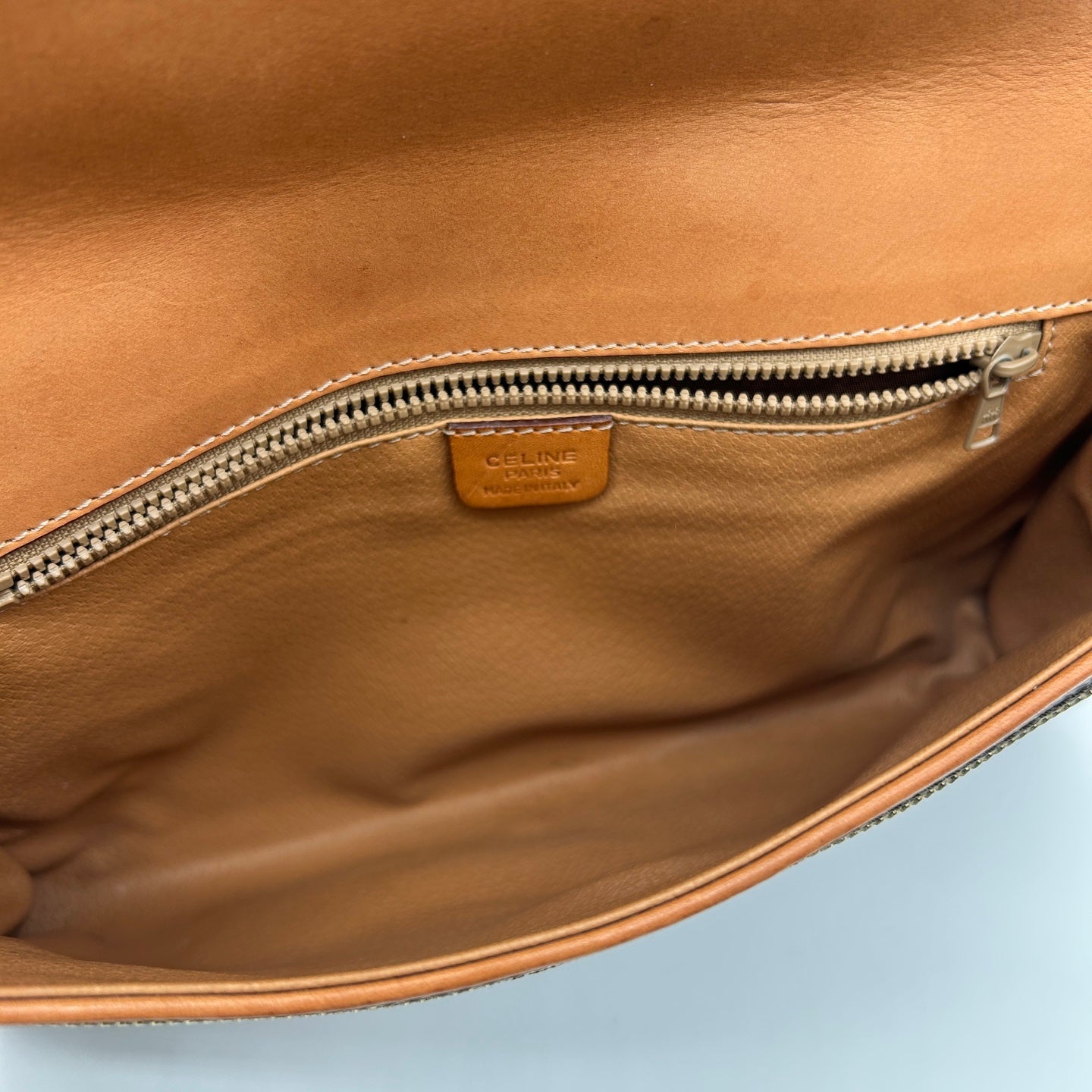 Celine Macadam Brown Clutch Bag [Used]