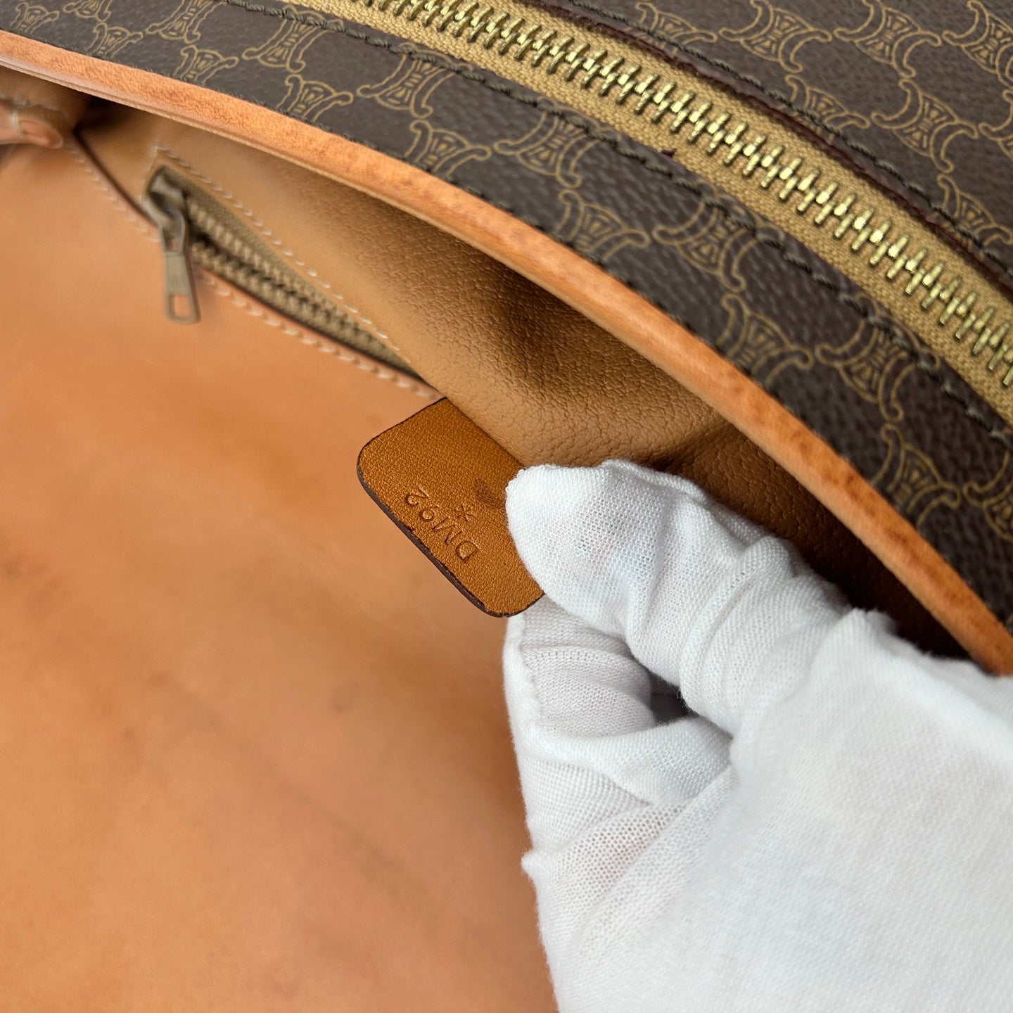 Celine Macadam Brown Clutch Bag [Used]