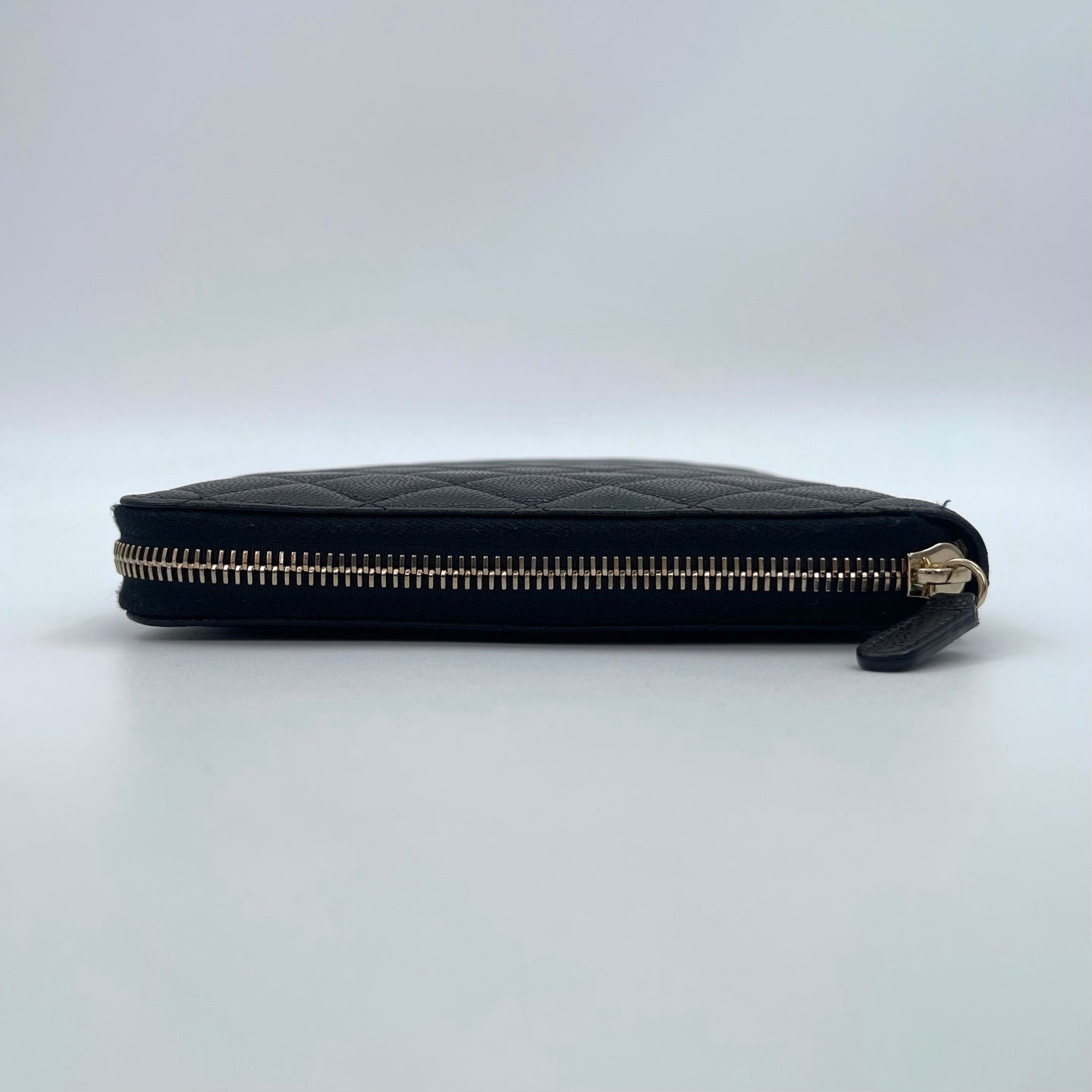 Chanel Black Caviar Leather Notebook Organizer Gold Hardware [Used]