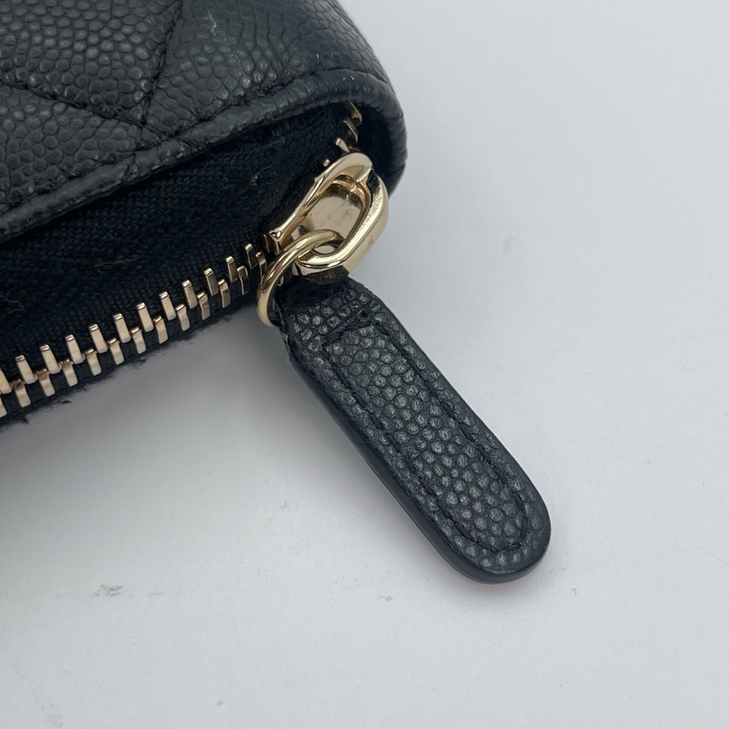 Chanel Black Caviar Leather Notebook Organizer Gold Hardware [Used]