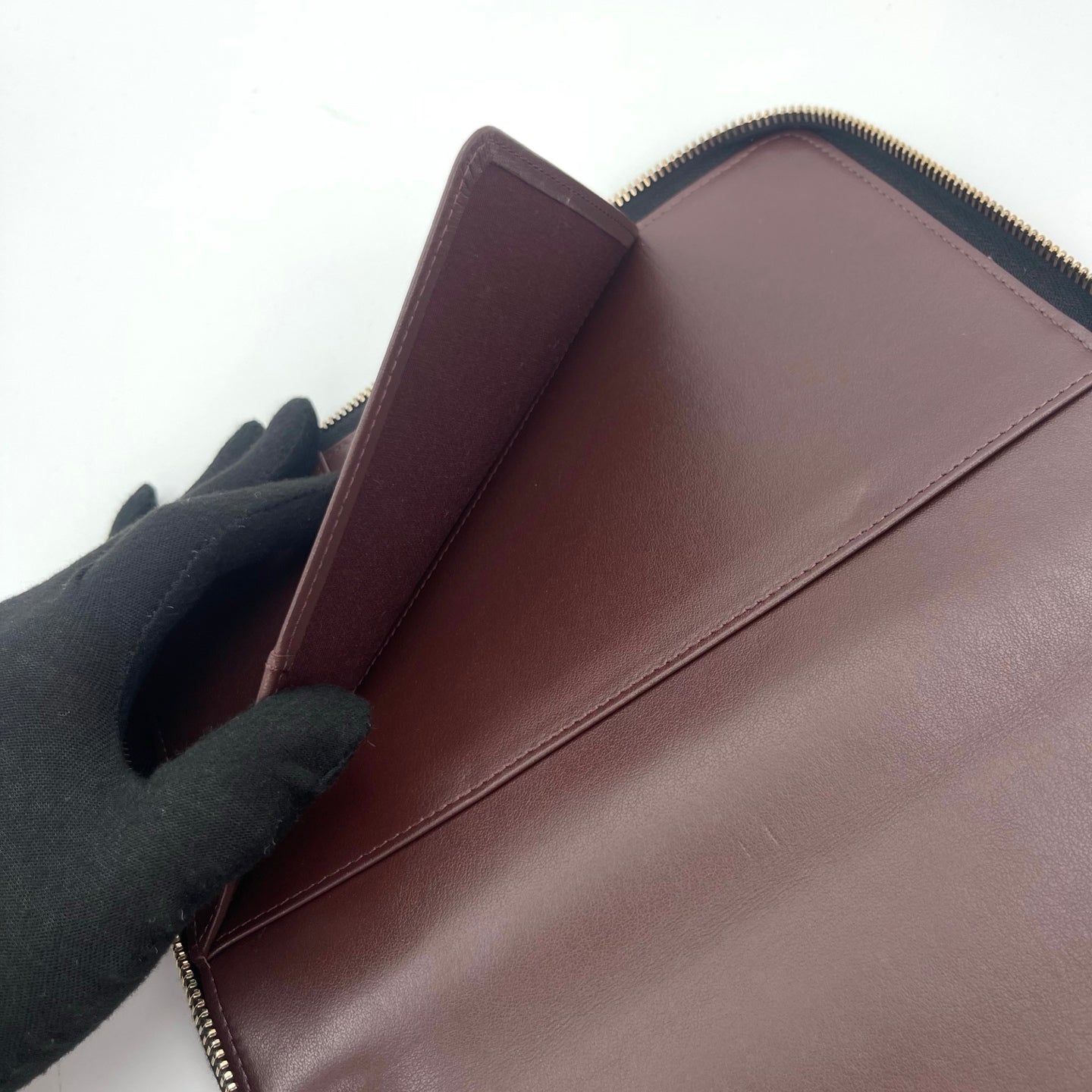 Chanel Black Caviar Leather Notebook Organizer Gold Hardware [Used]