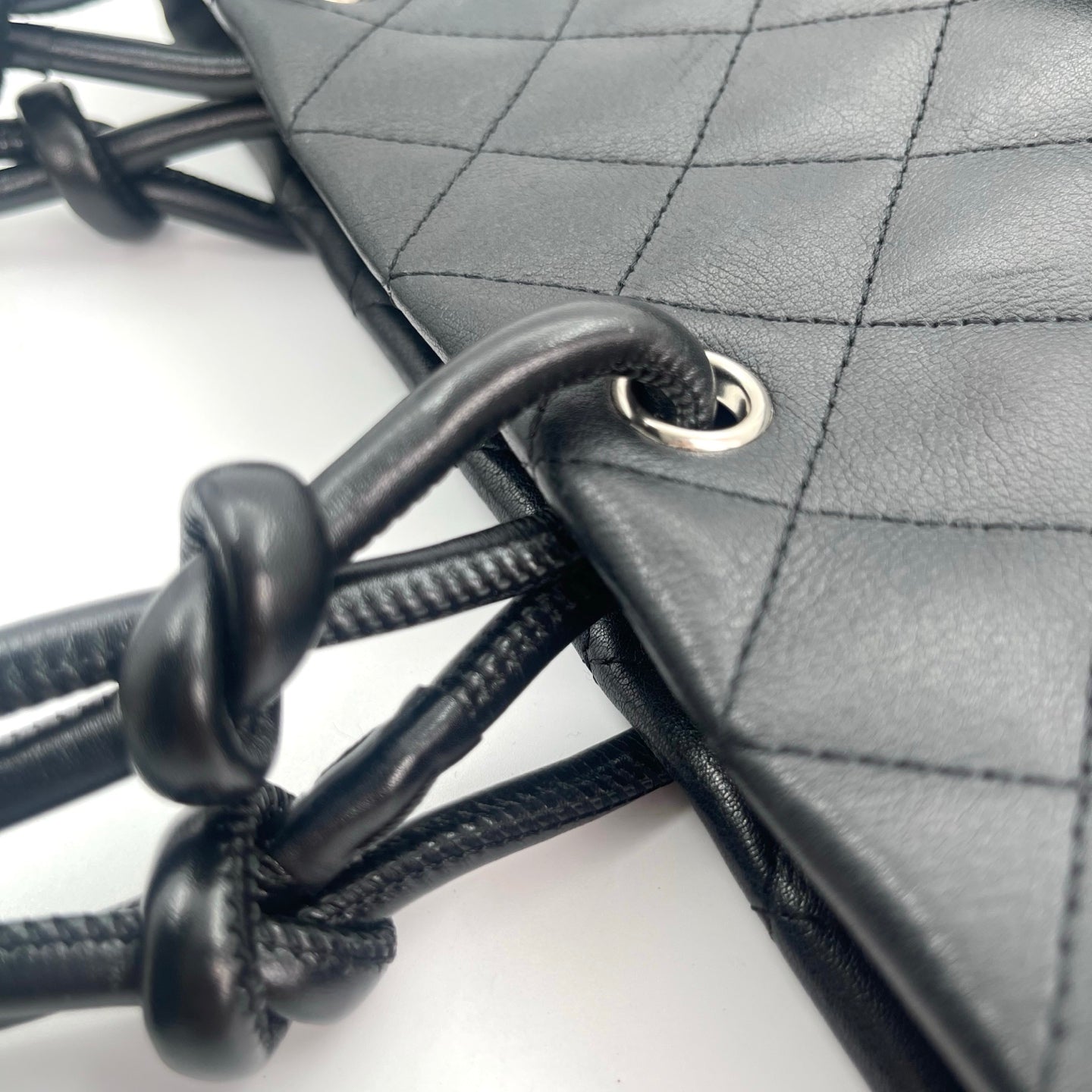 Chanel Cambon Ligne Black White Small Tote Bag [Used]