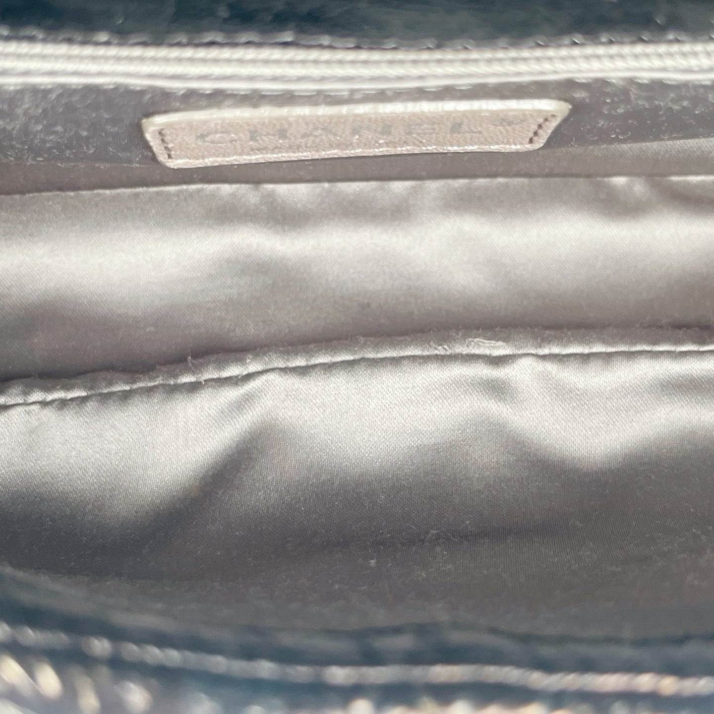 Chanel Paris-Moscow Limited Edition Black Patent Camellia Embossed Flap Chain Backpack [Used]