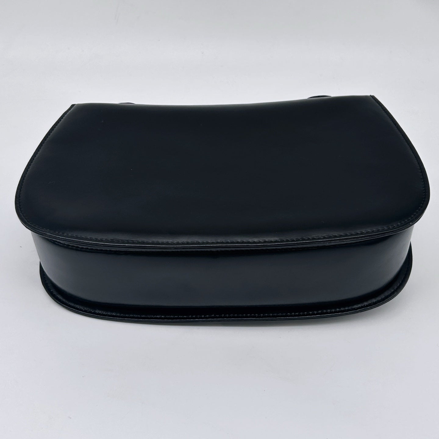 Gucci Black Box Leather Bamboo Medium 2Way Bag [Used]