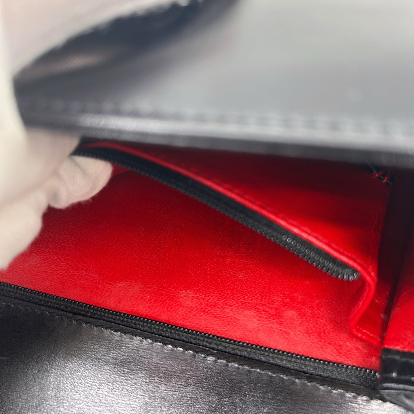 Gucci Black Box Leather Bamboo Medium 2Way Bag [Used]