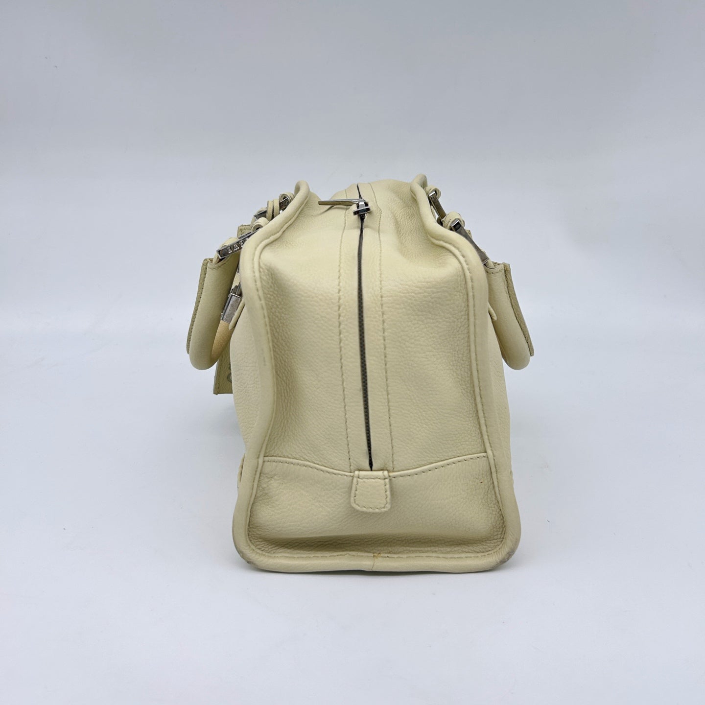 Loewe Amazona Small Beige Leather Top Handle Bag [Used]