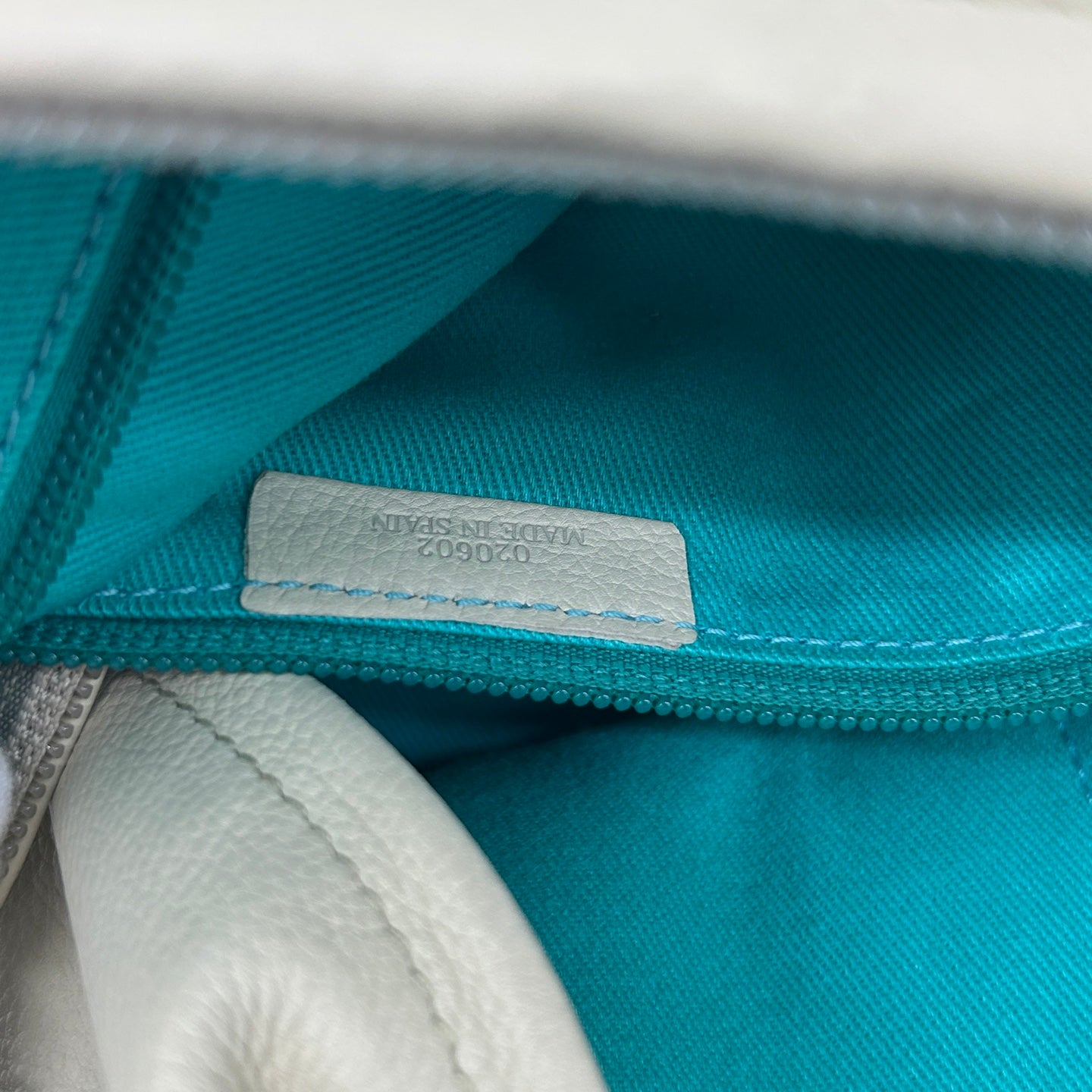 Loewe Amazona Small Beige Leather Top Handle Bag [Used]