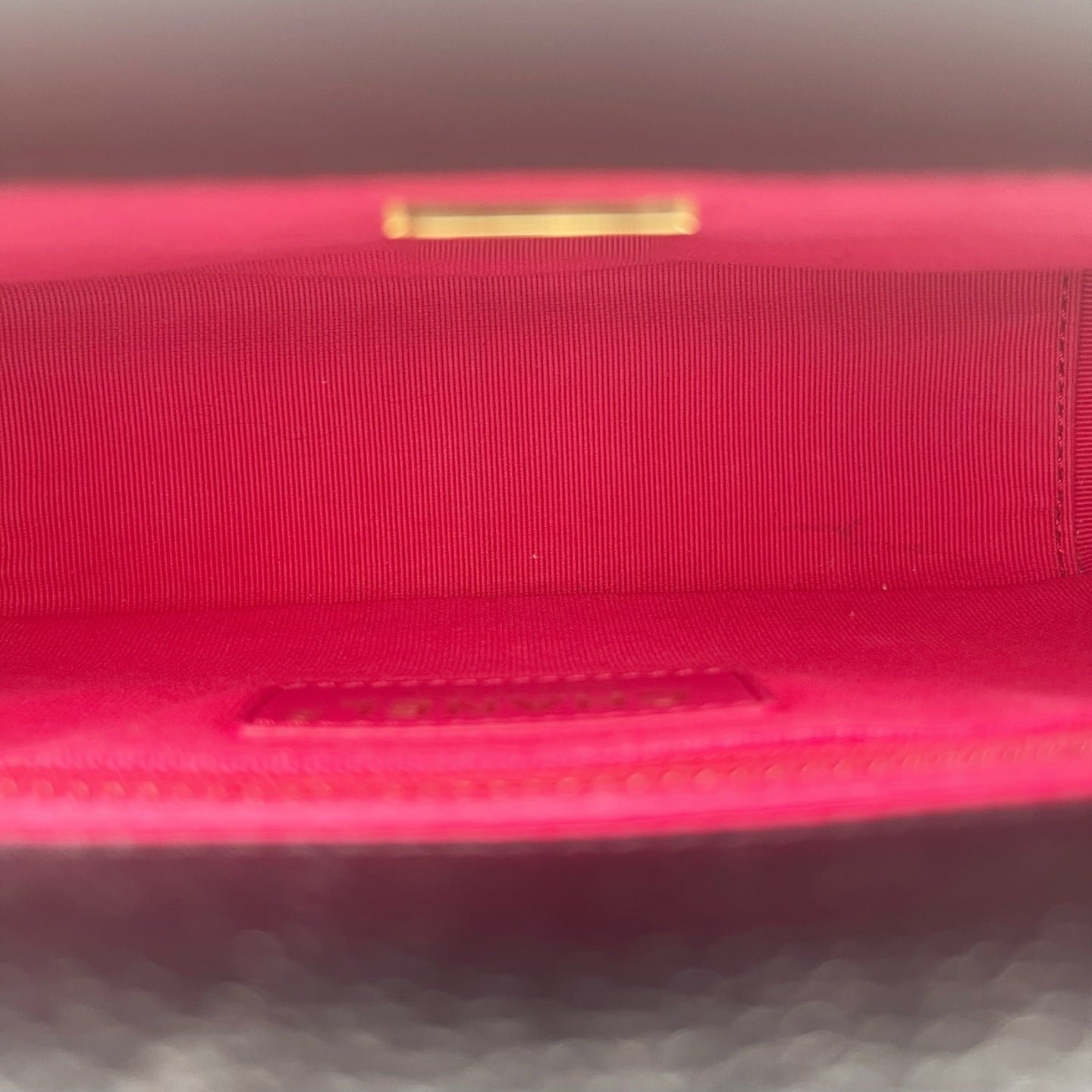 Chanel Classic Flap Black Caviar Leather Gold CC Coin Charm Square Mini Bag [Used]