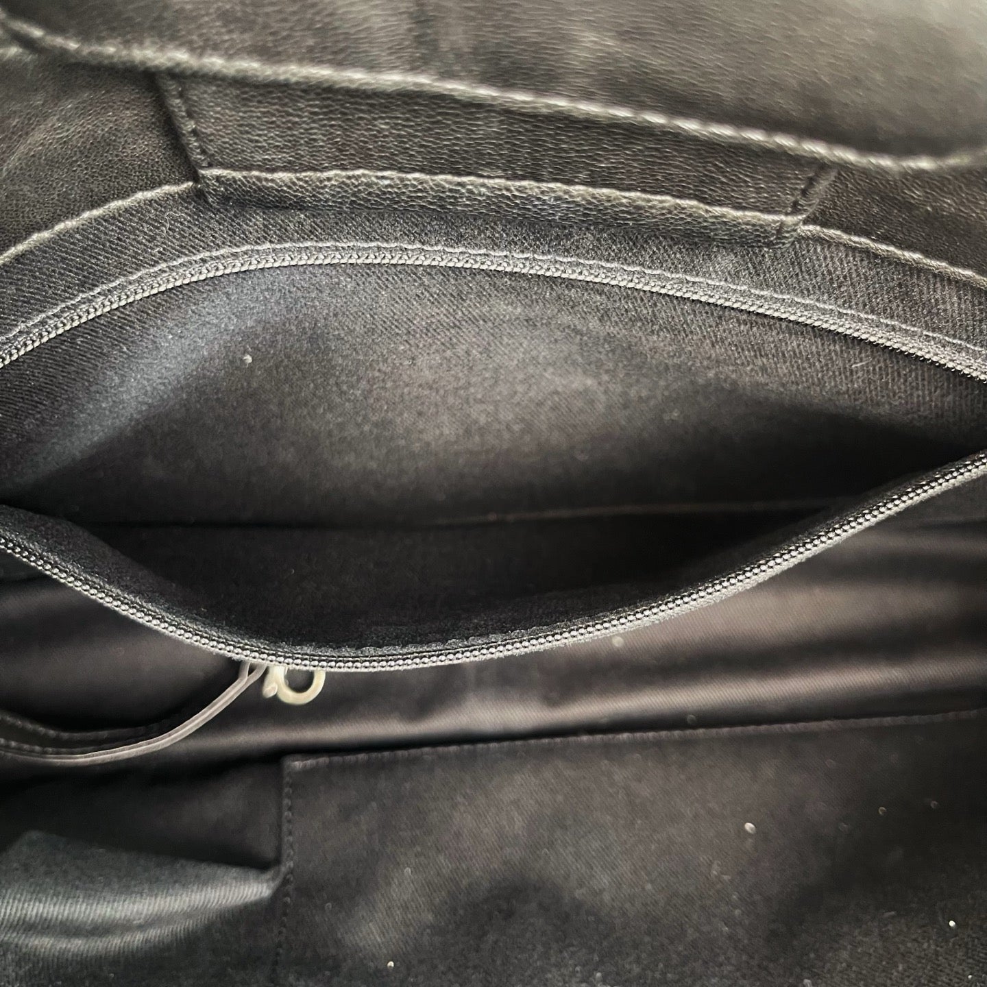 Chanel 2.55 Black Lambskin Chain Tote Bag [Used]