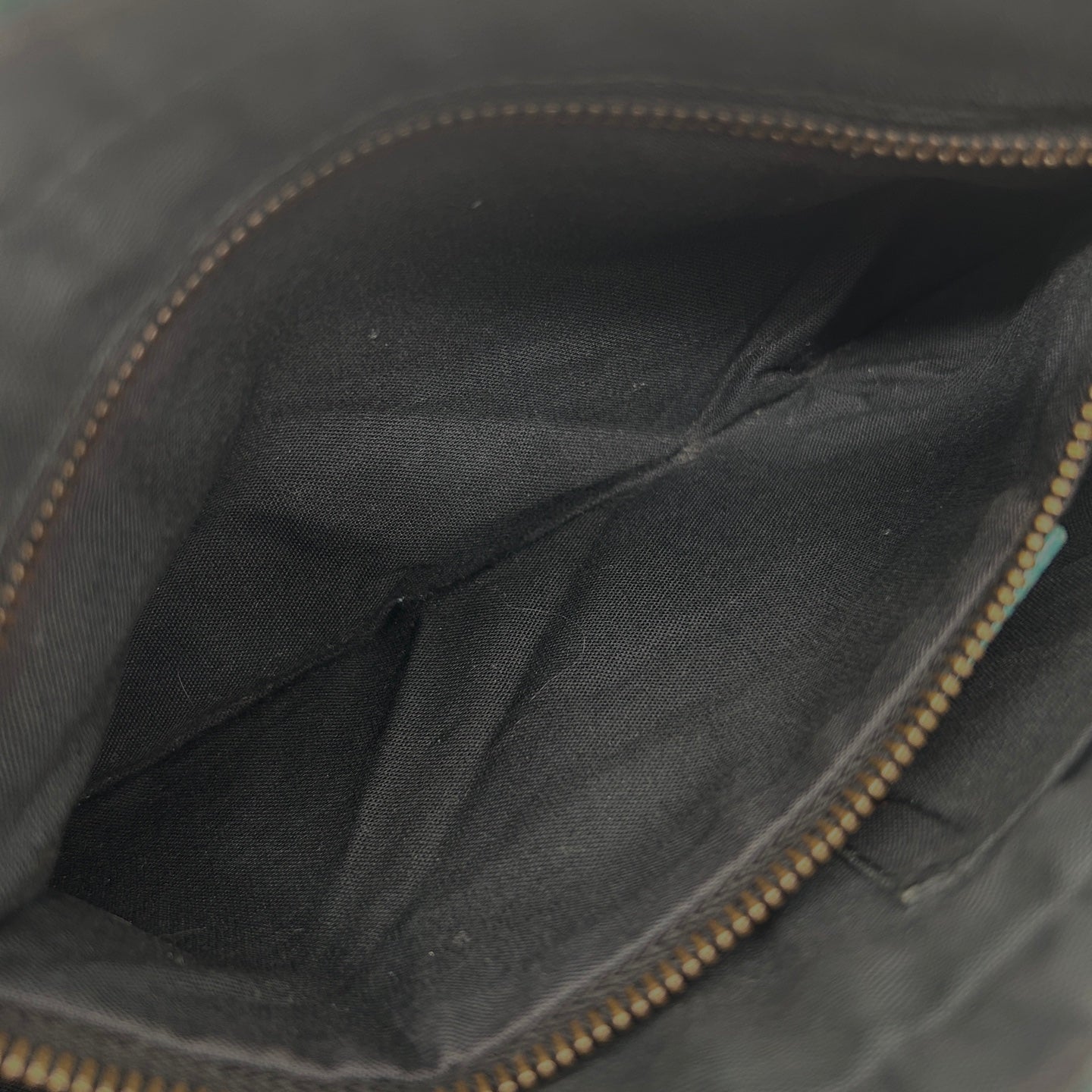 Balenciaga Teal Blue Crinkled Leather Crossbody Bag [Used]
