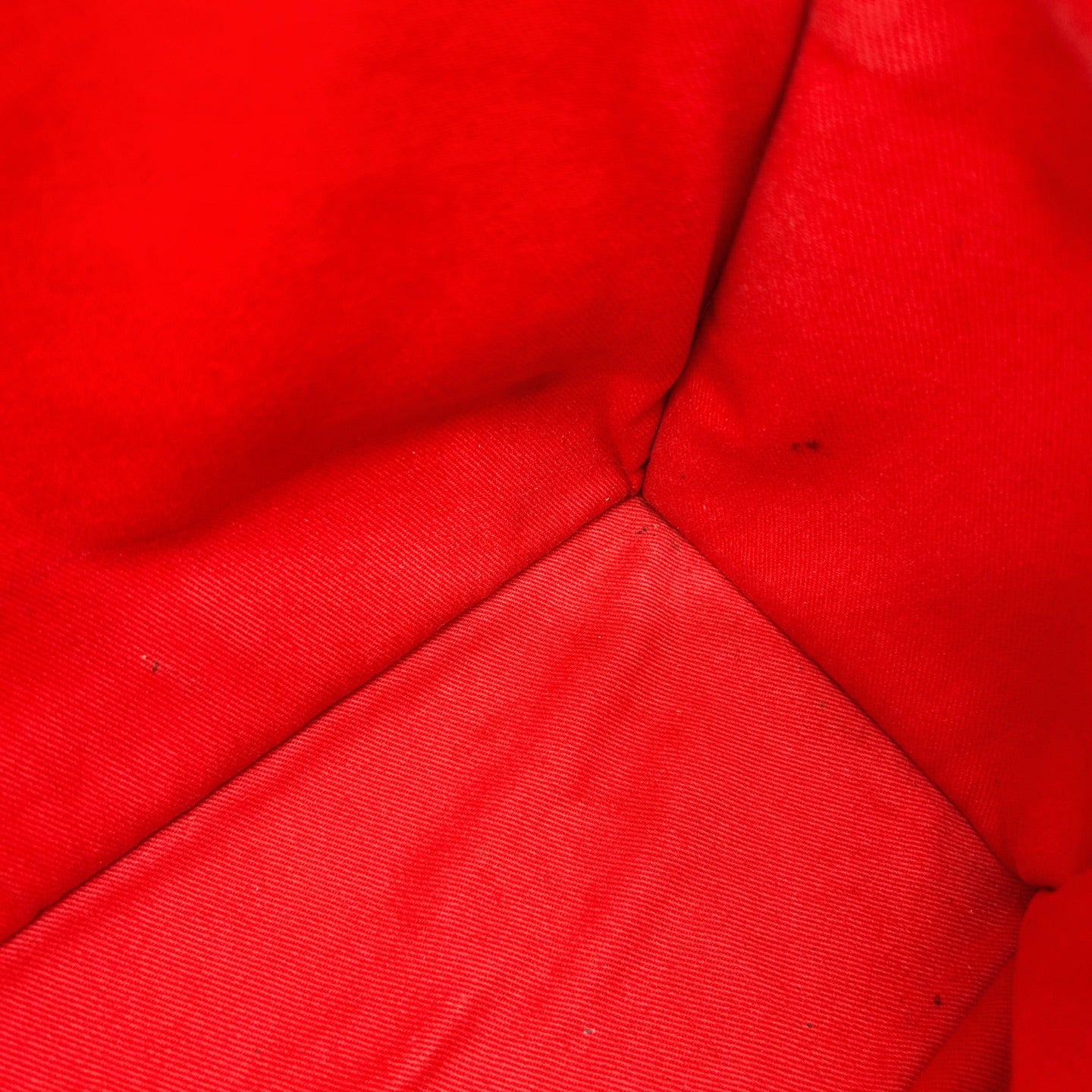 Loewe Red Anagram Leather Shoulder Tote Bag [Used]
