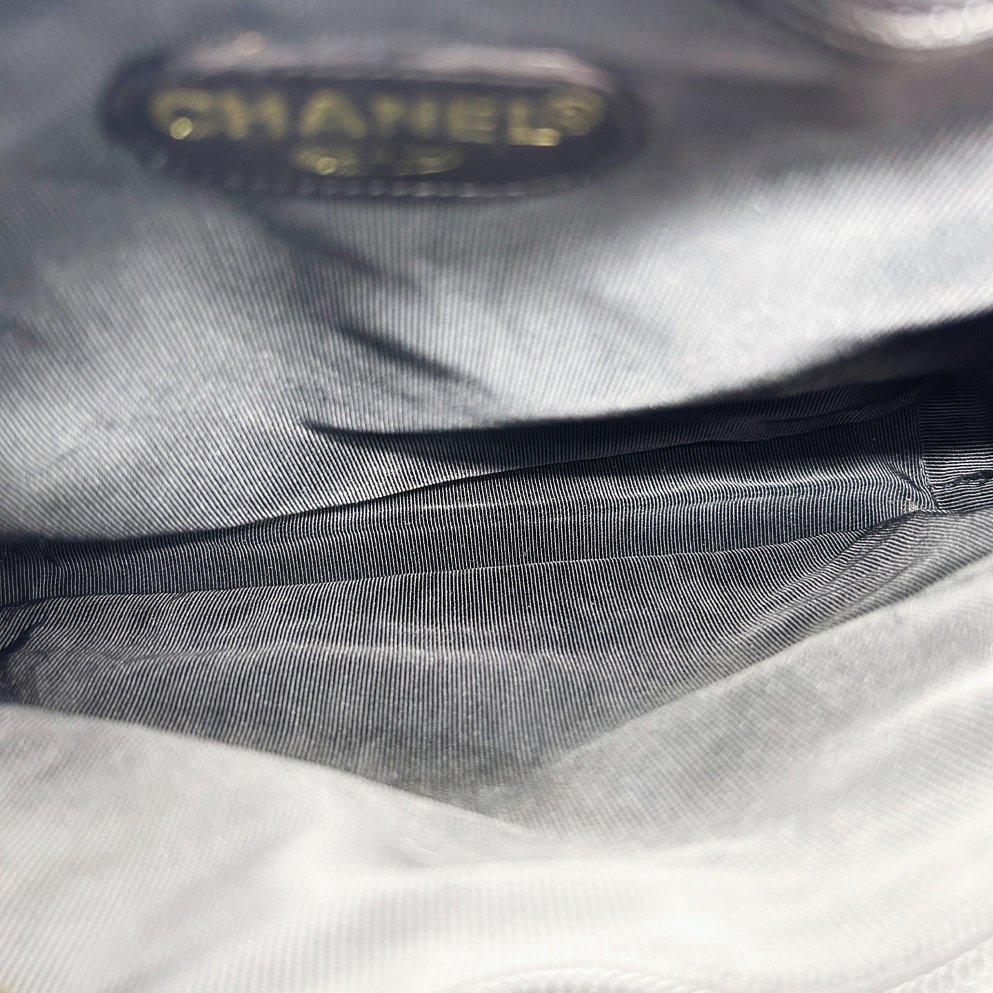 Chanel Black Calfskin CC Logo Backpack [Used]