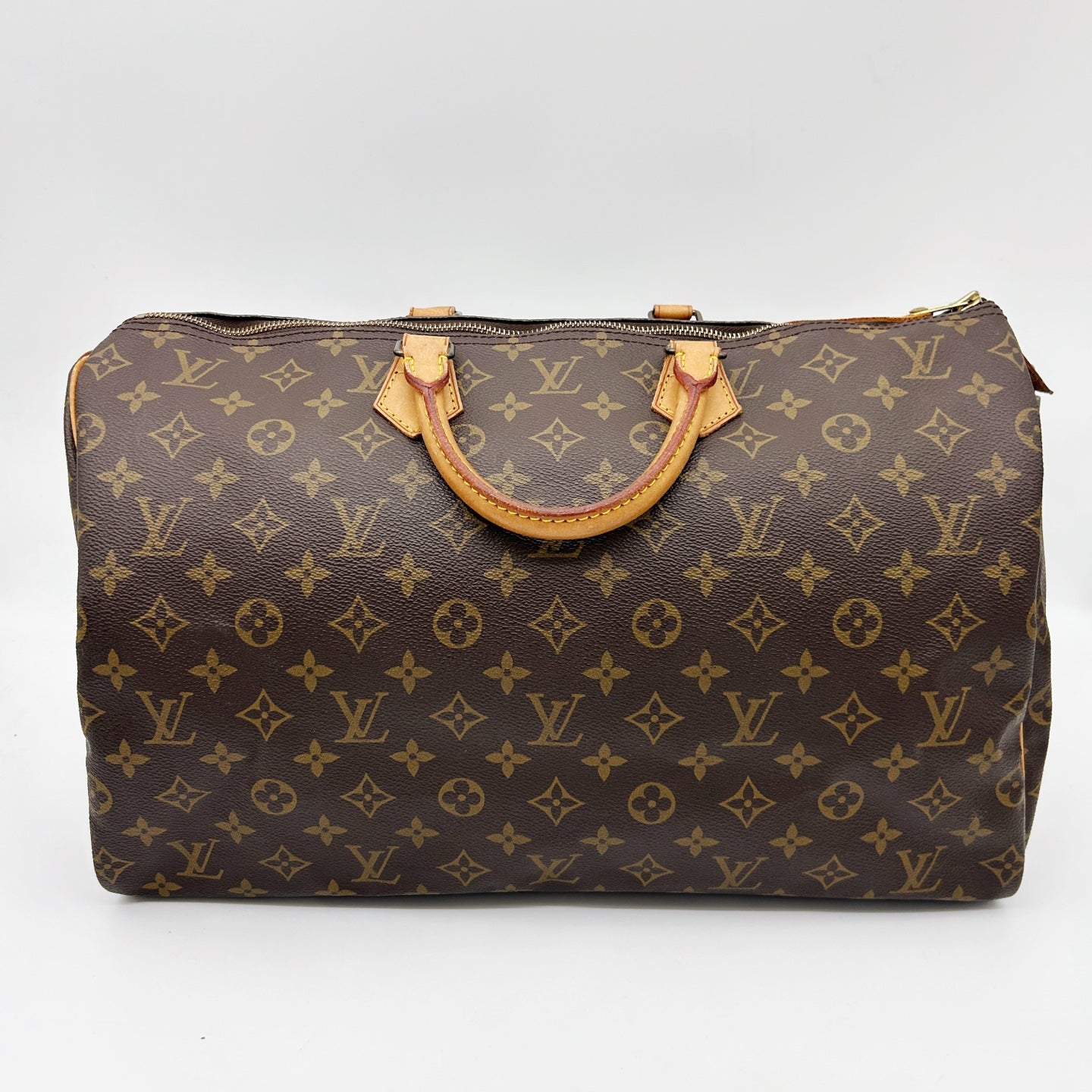 Louis Vuitton Speedy 40 Brown Monogram Hand Bag [Used]