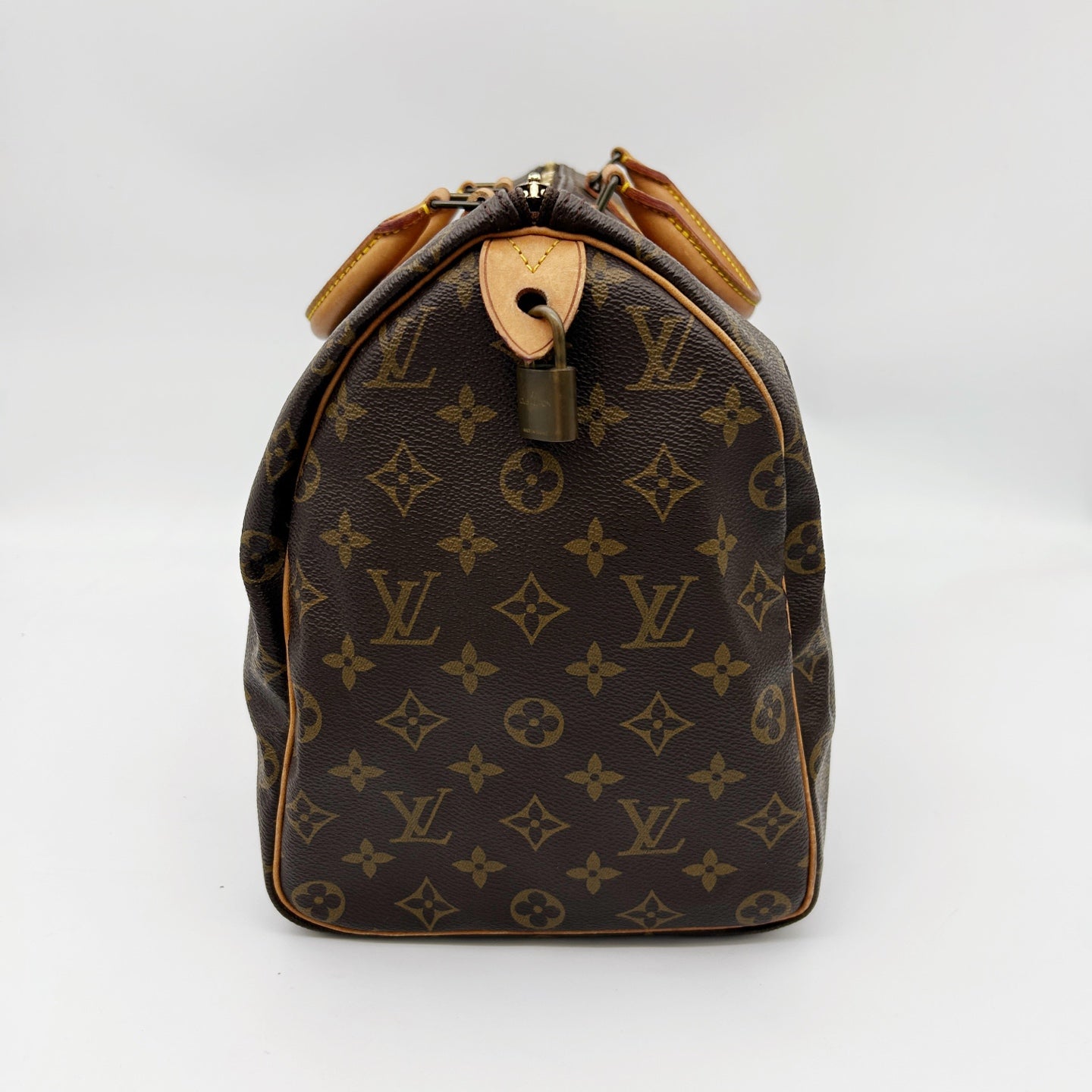 Louis Vuitton Speedy 40 Brown Monogram Hand Bag [Used]