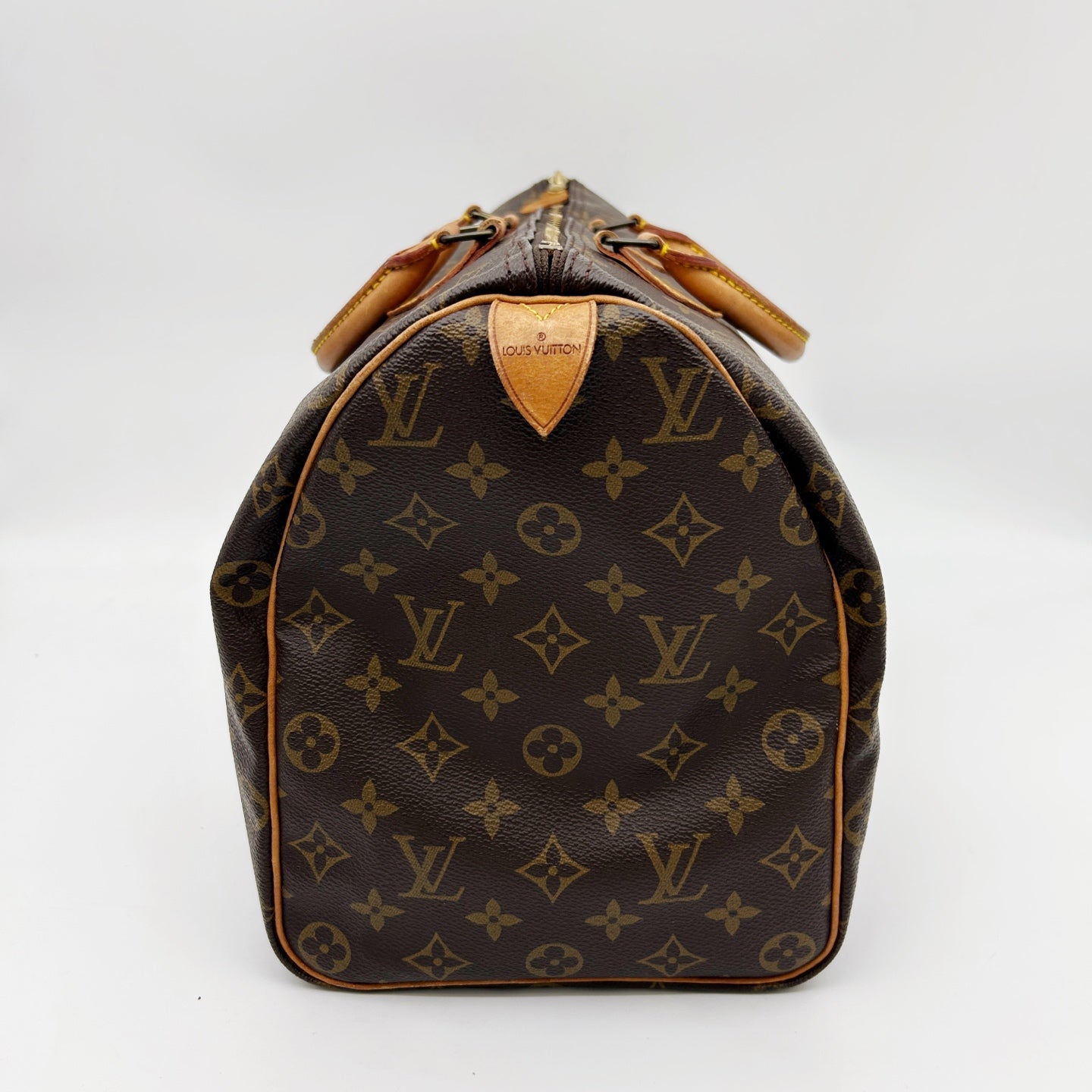 Louis Vuitton Speedy 40 Brown Monogram Hand Bag [Used]
