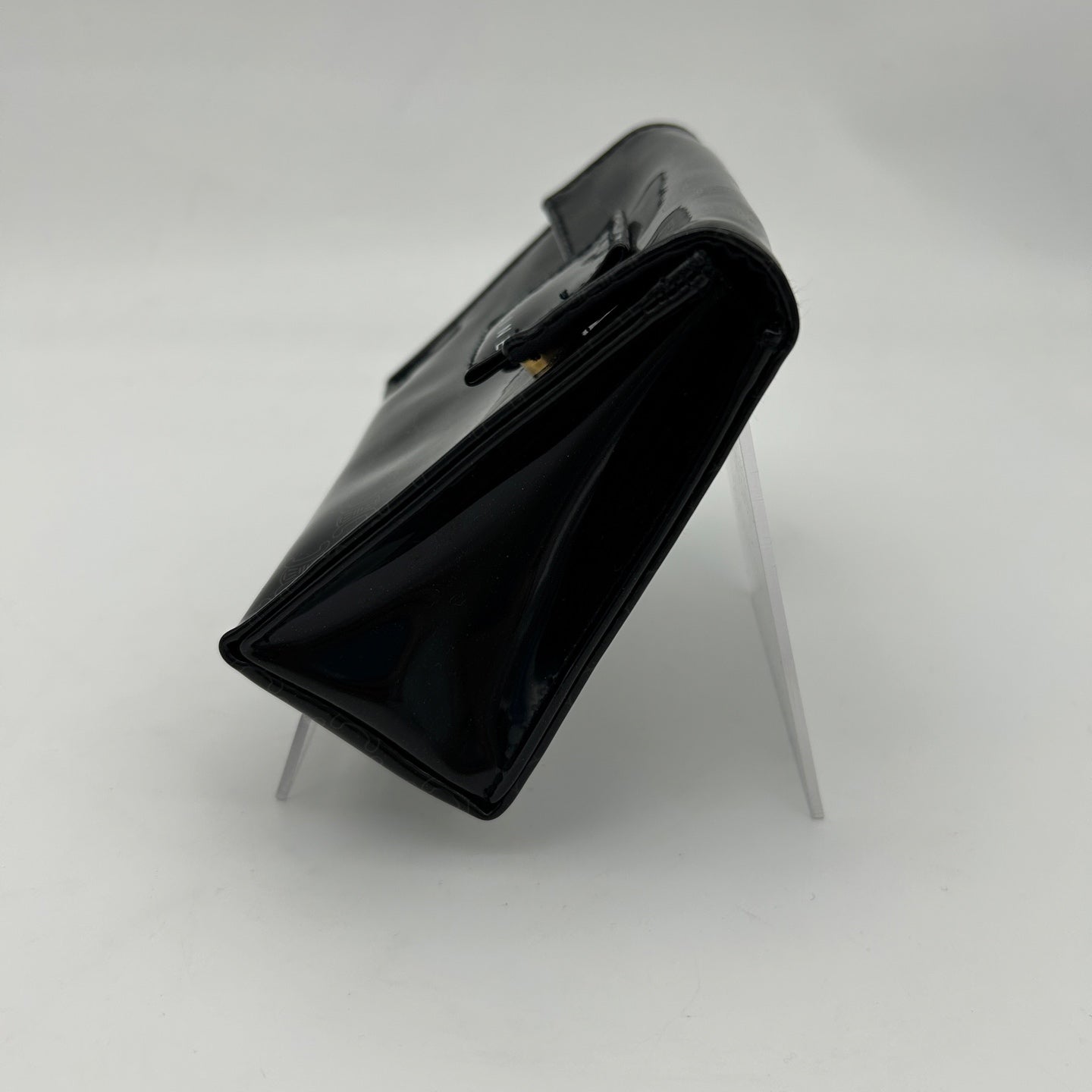 Celine Macadam Black PVC Mini Clutch Pouch [Used]