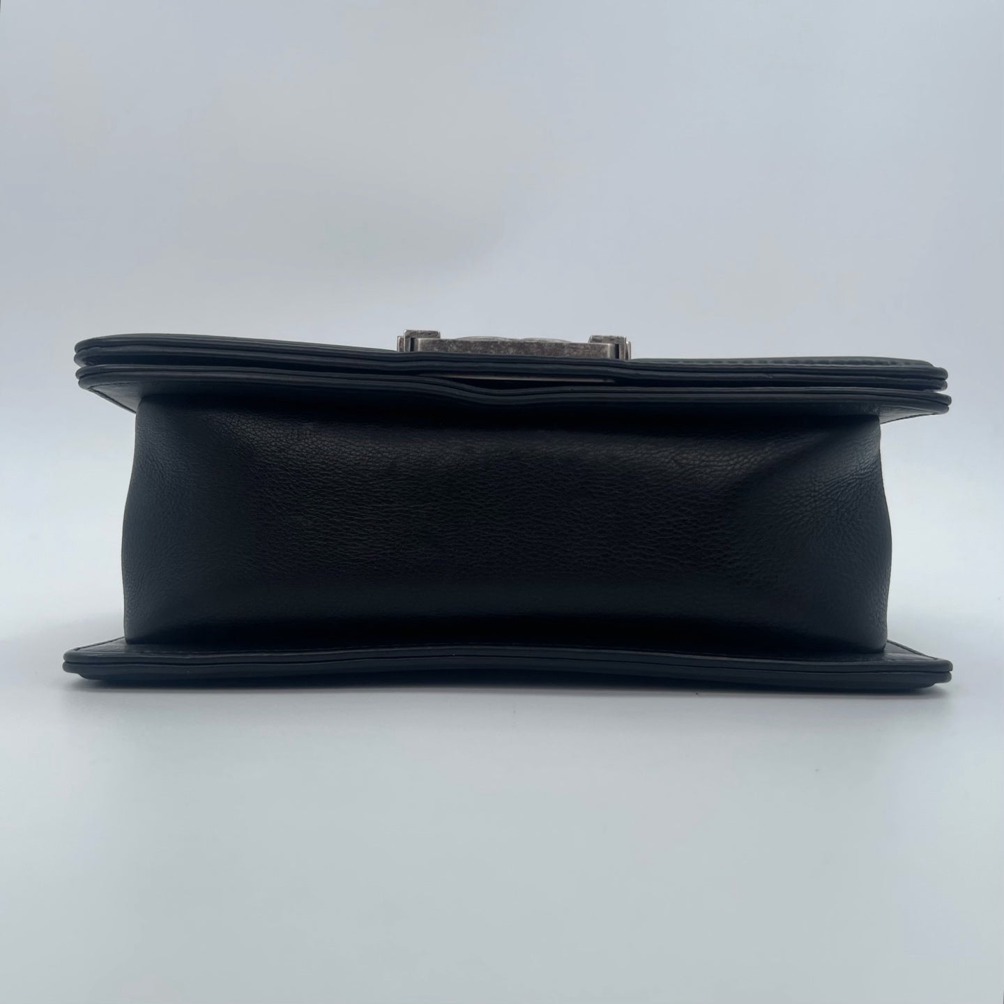 Chanel Leboy mini Black Lambskin Quilted Silver Hardware [Used]