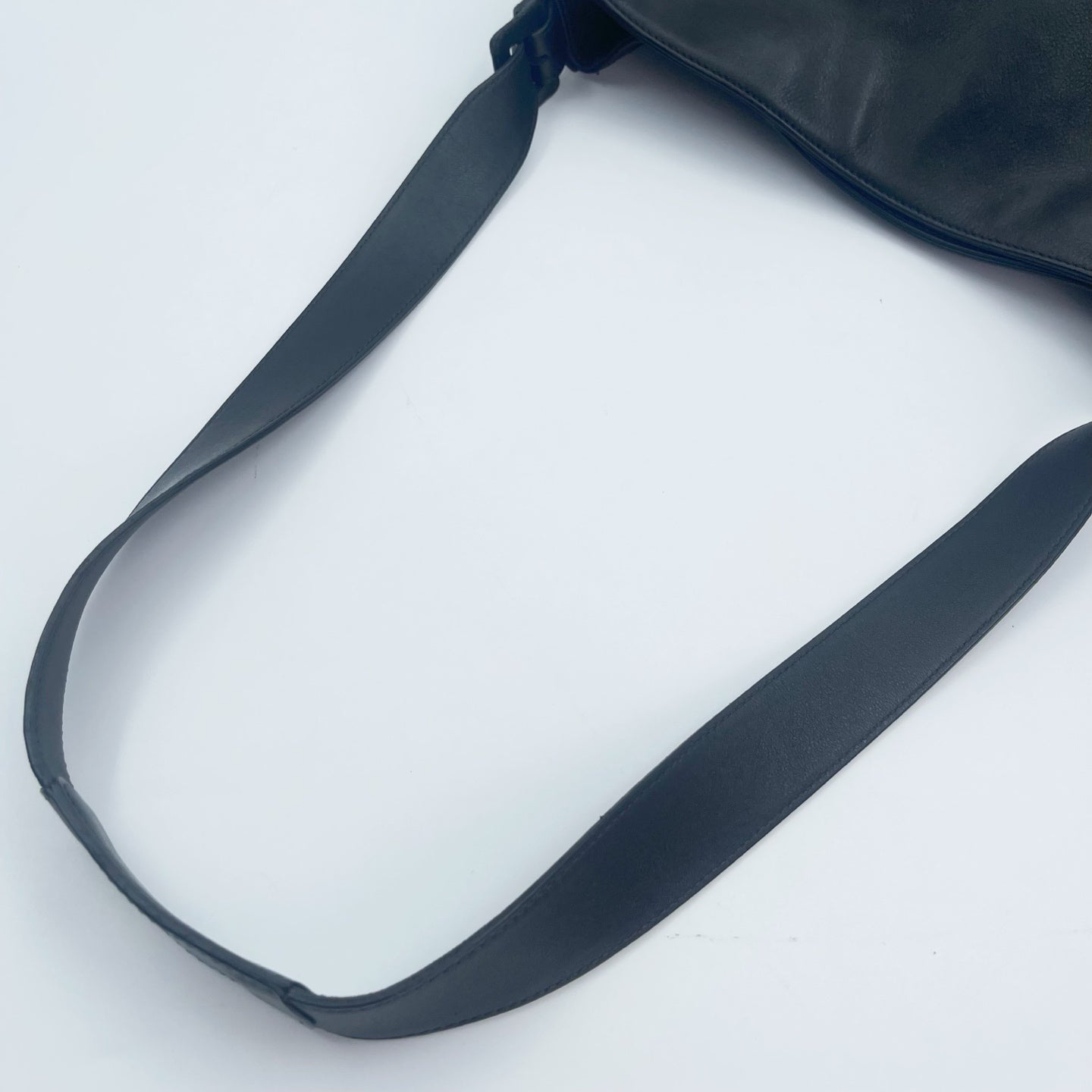 Chanel So Black Lambskin Tote Shoulder Crossbody Bag [Used]