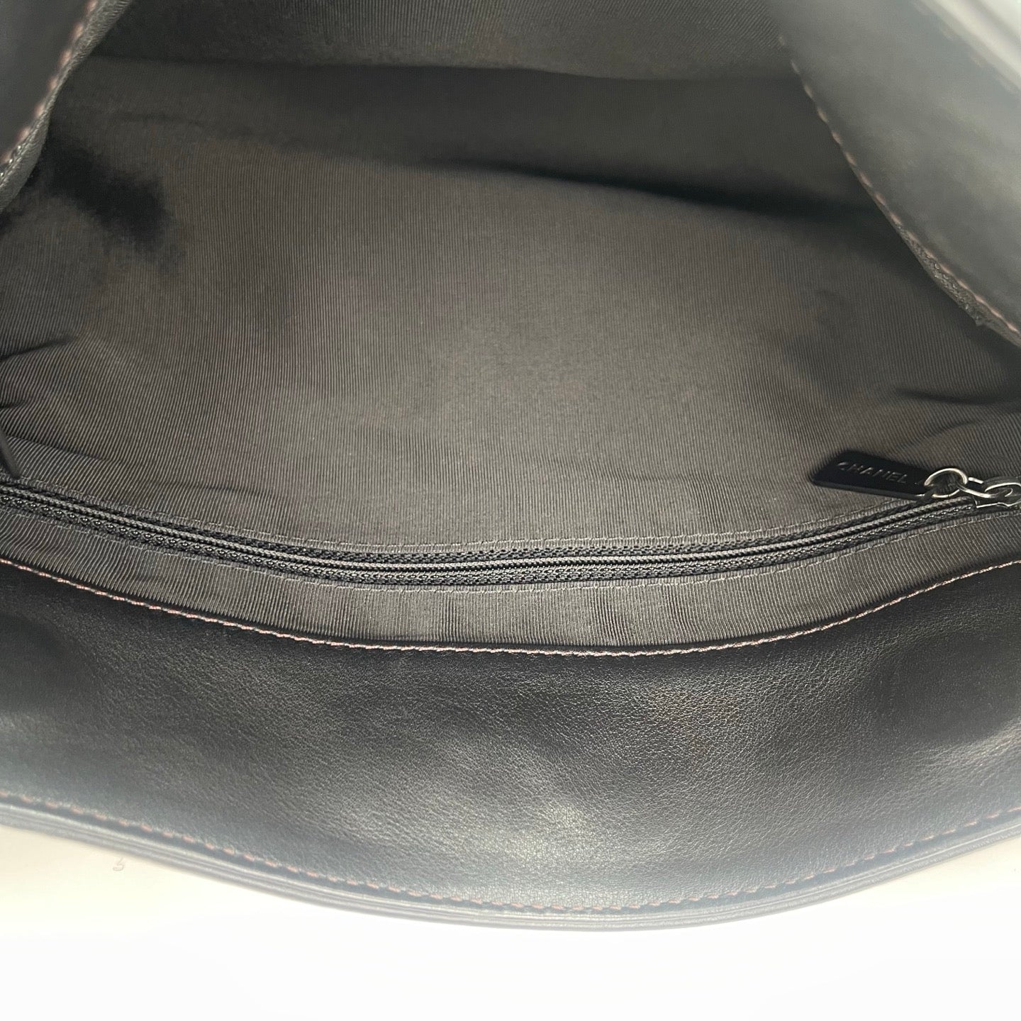 Chanel So Black Lambskin Tote Shoulder Crossbody Bag [Used]