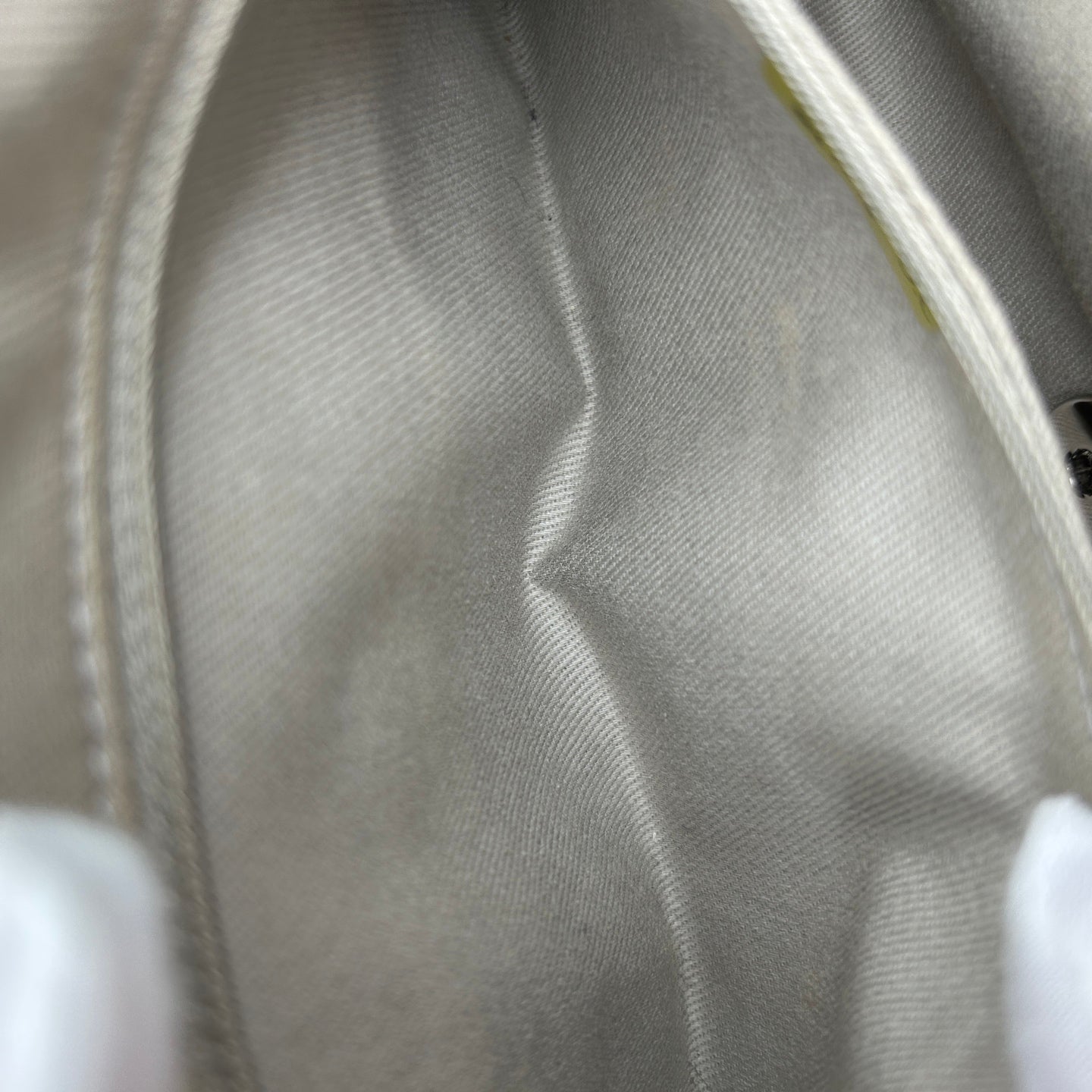 Chanel Beige Rectangular Caviar Classic Flap Bag [Used]