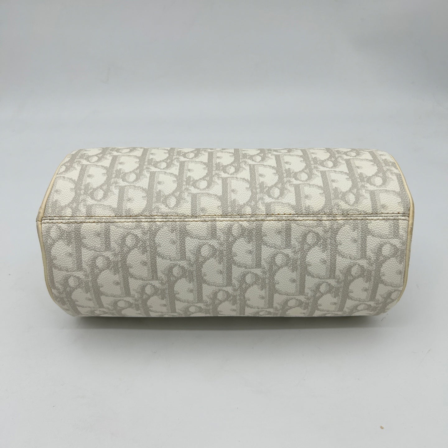 Christian Dior White Trotter Romantic Chain Hand Bag [Used]