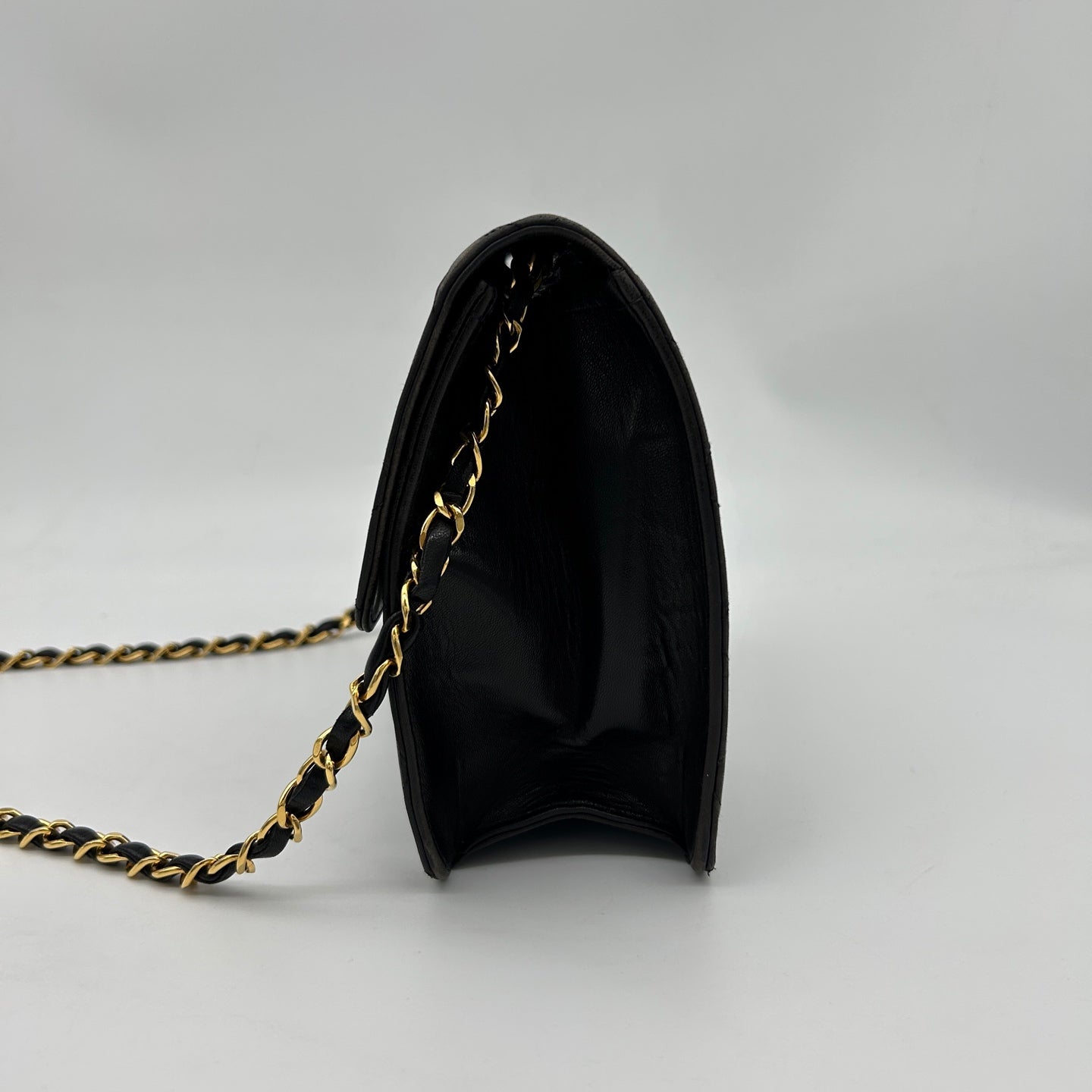Chanel Black Flap Chain Shoulder Bag [Used]