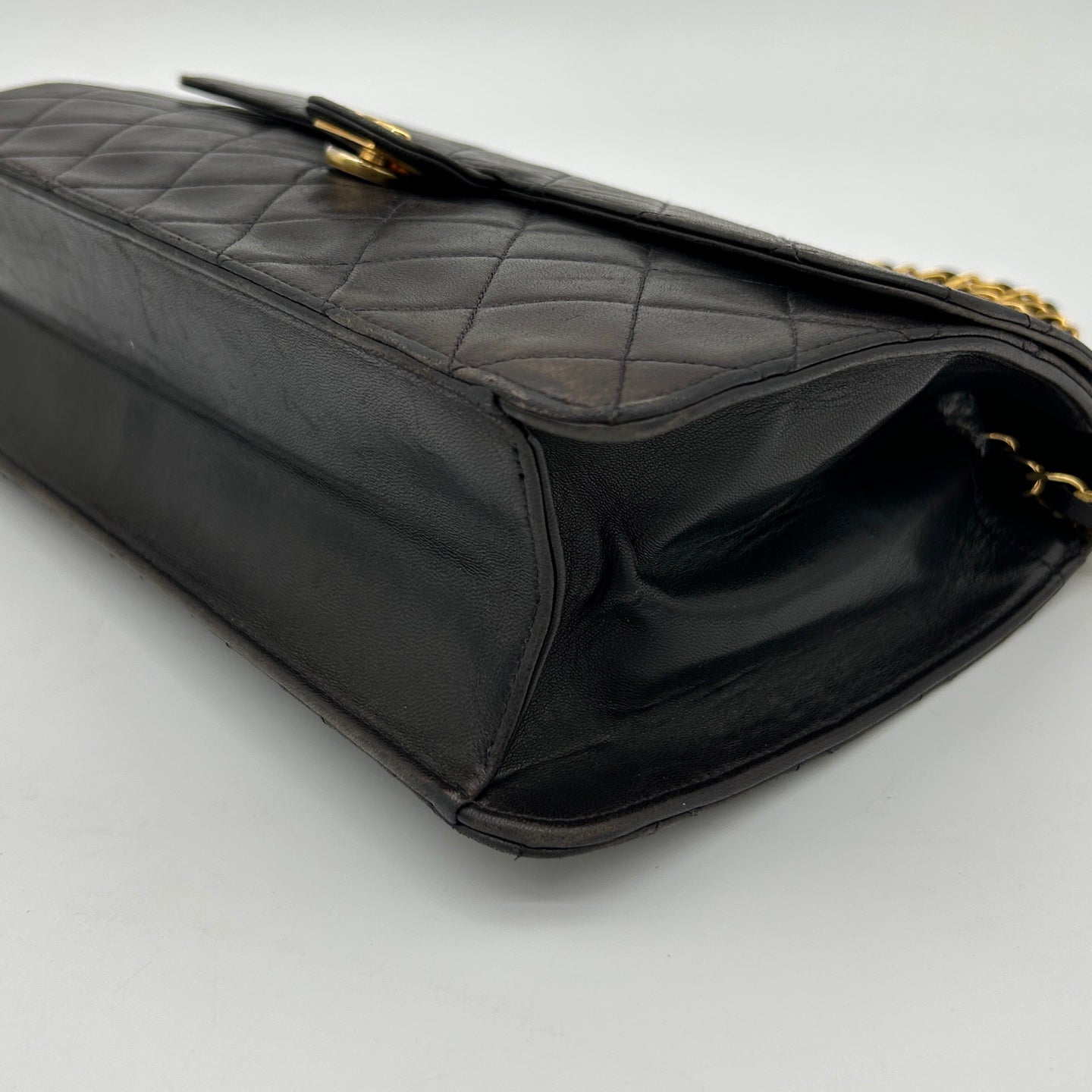 Chanel Black Flap Chain Shoulder Bag [Used]