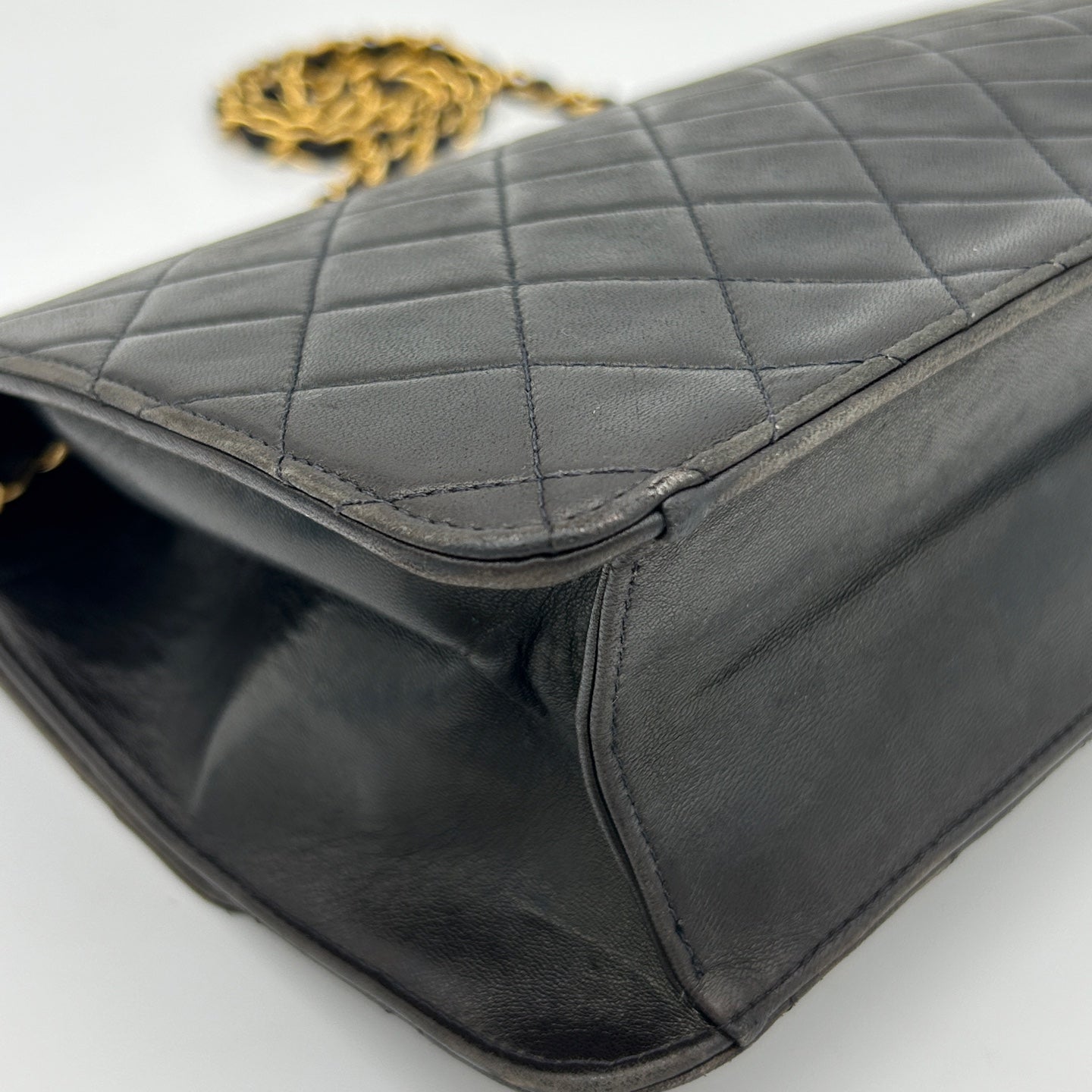 Chanel Black Flap Chain Shoulder Bag [Used]