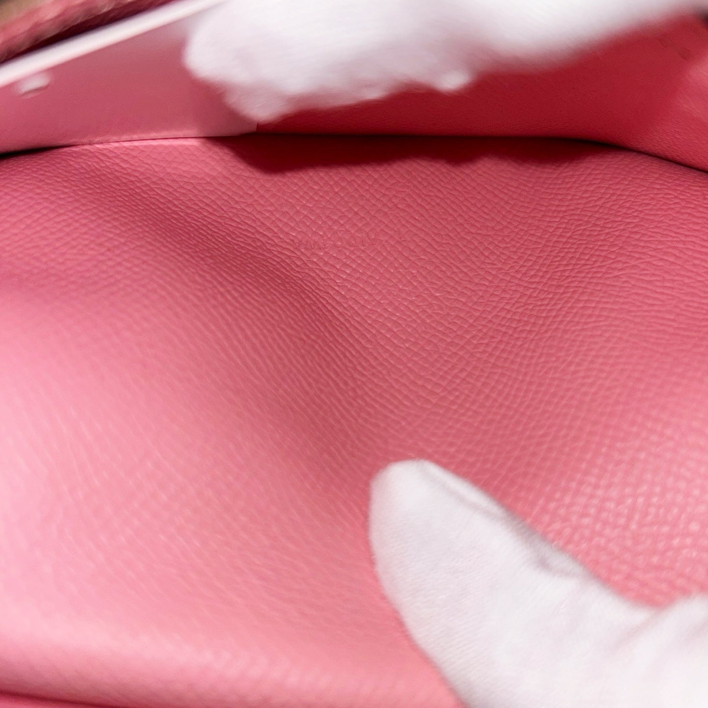 Hermès Pink Epsom Leather Béarn Wallet [Used]