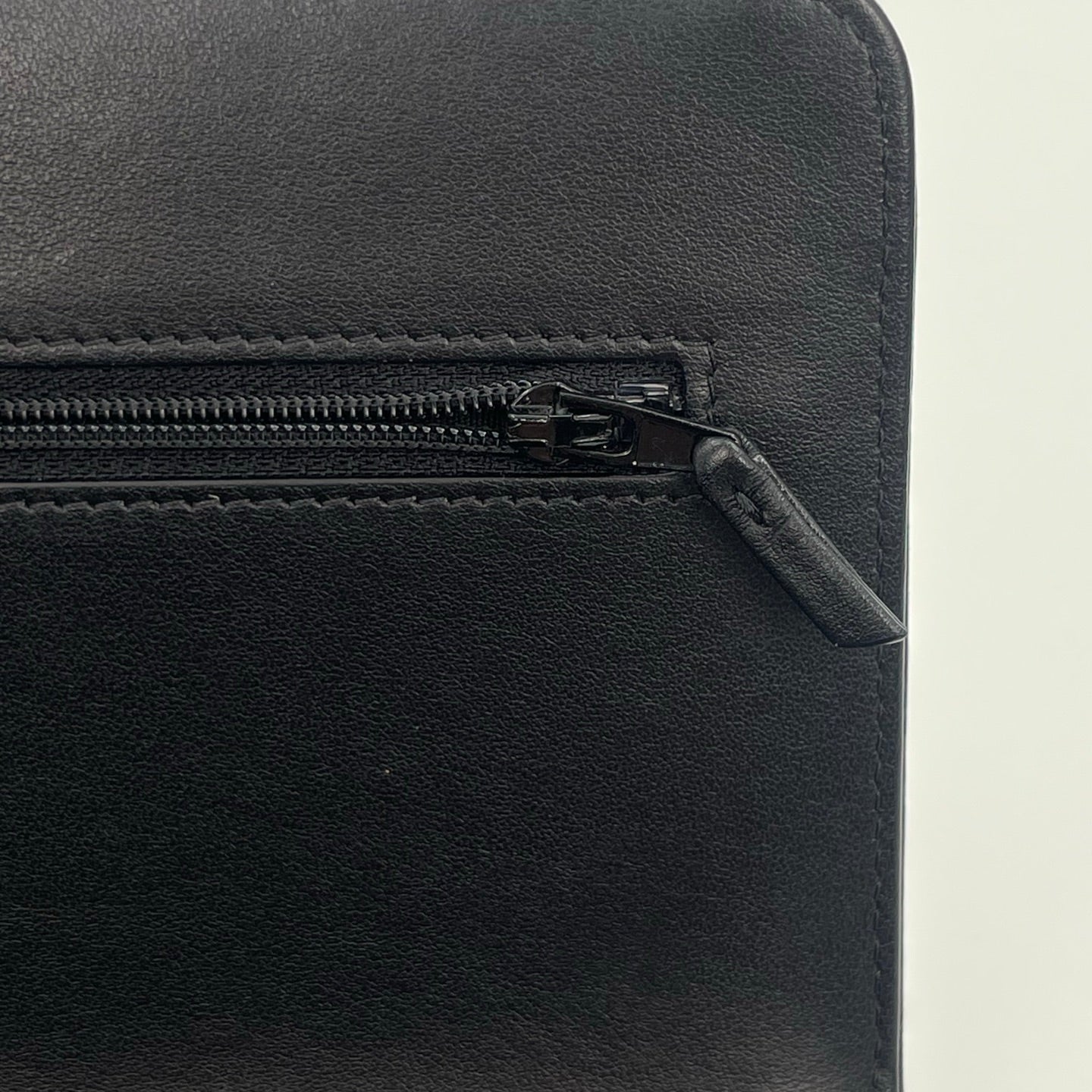 Chanel Leboy Black Waxed Calfskin WOC Silver Hardware [Used]
