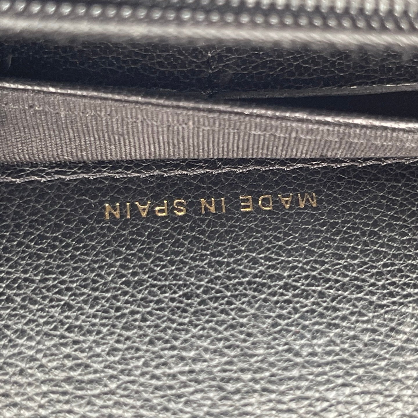 Chanel Black Calf Skin Leather Large CC Long Wallet [Used]