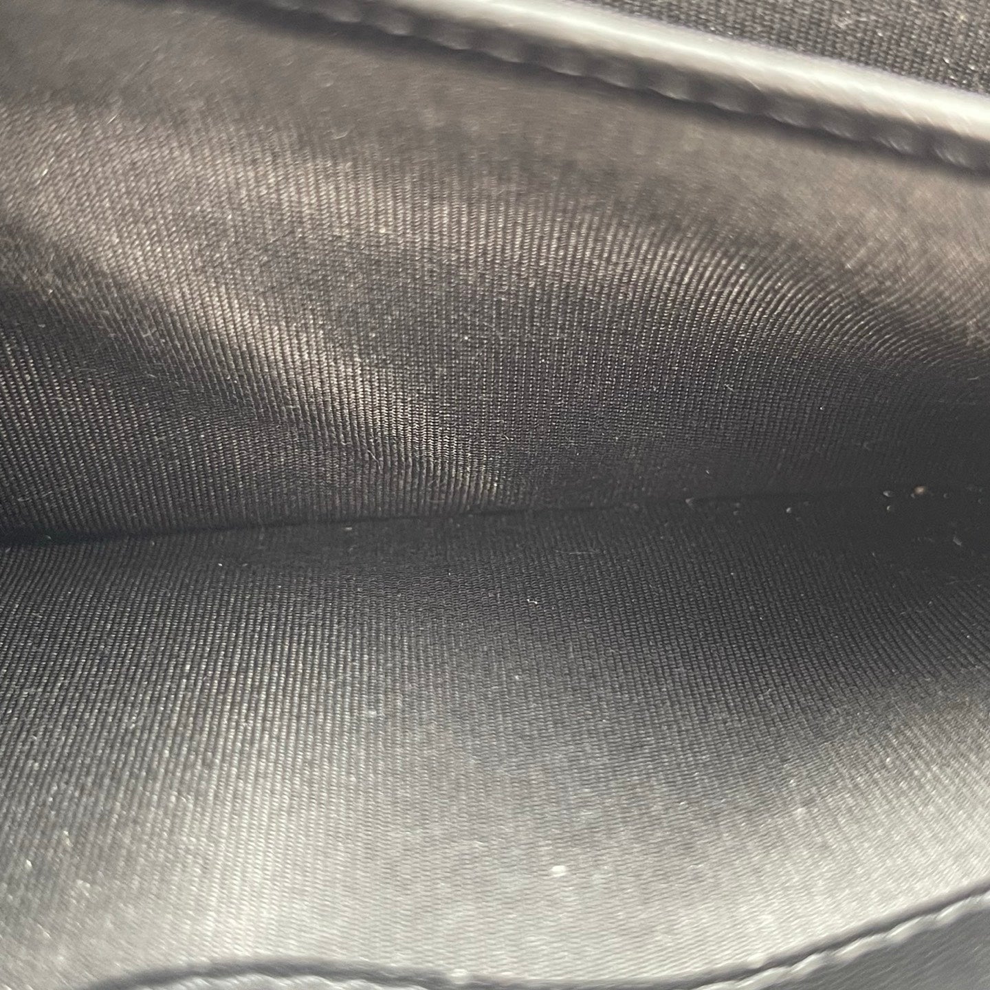 Chanel Leboy Black Lambskin Studded Long Wallet Silver Hardware [Used]