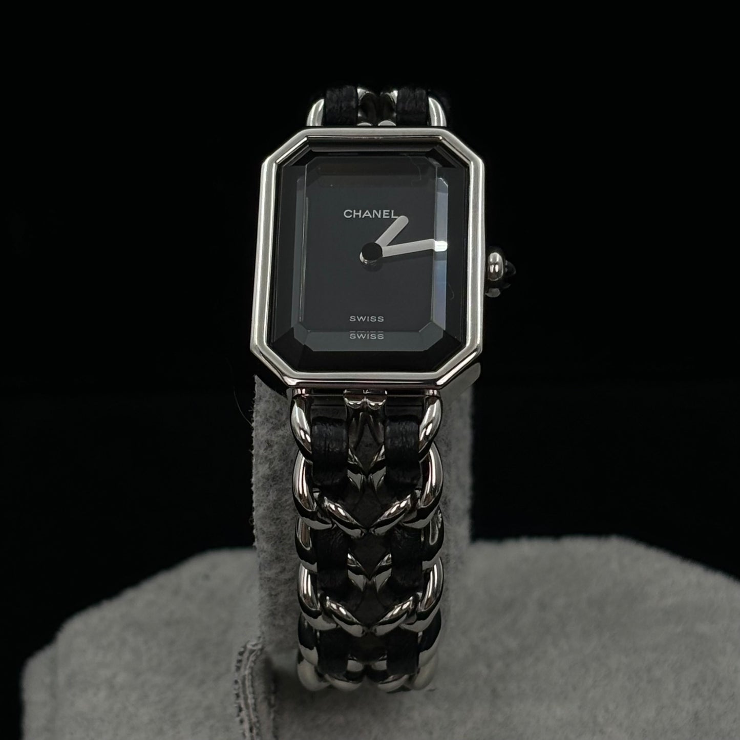 Chanel Première Black and Silver S Size Watch [Used]