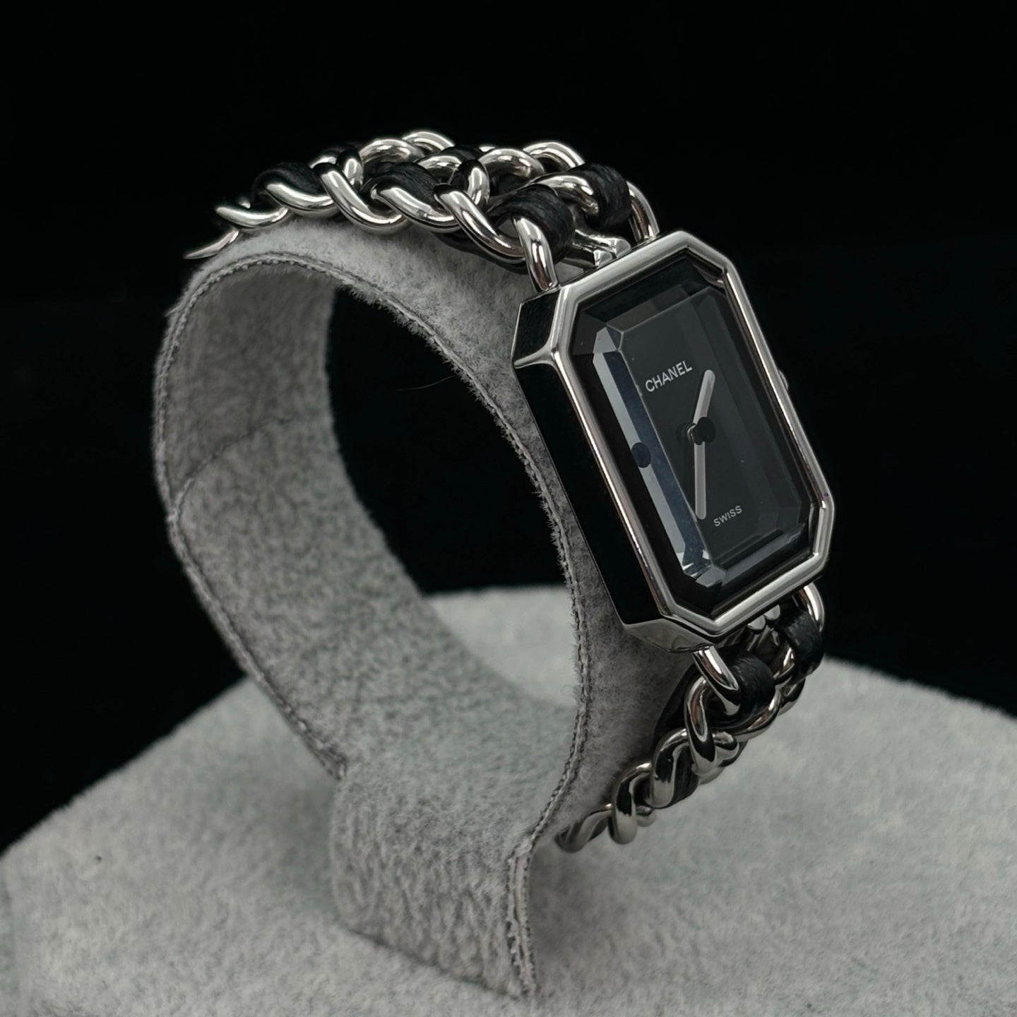Chanel Première Black and Silver S Size Watch [Used]