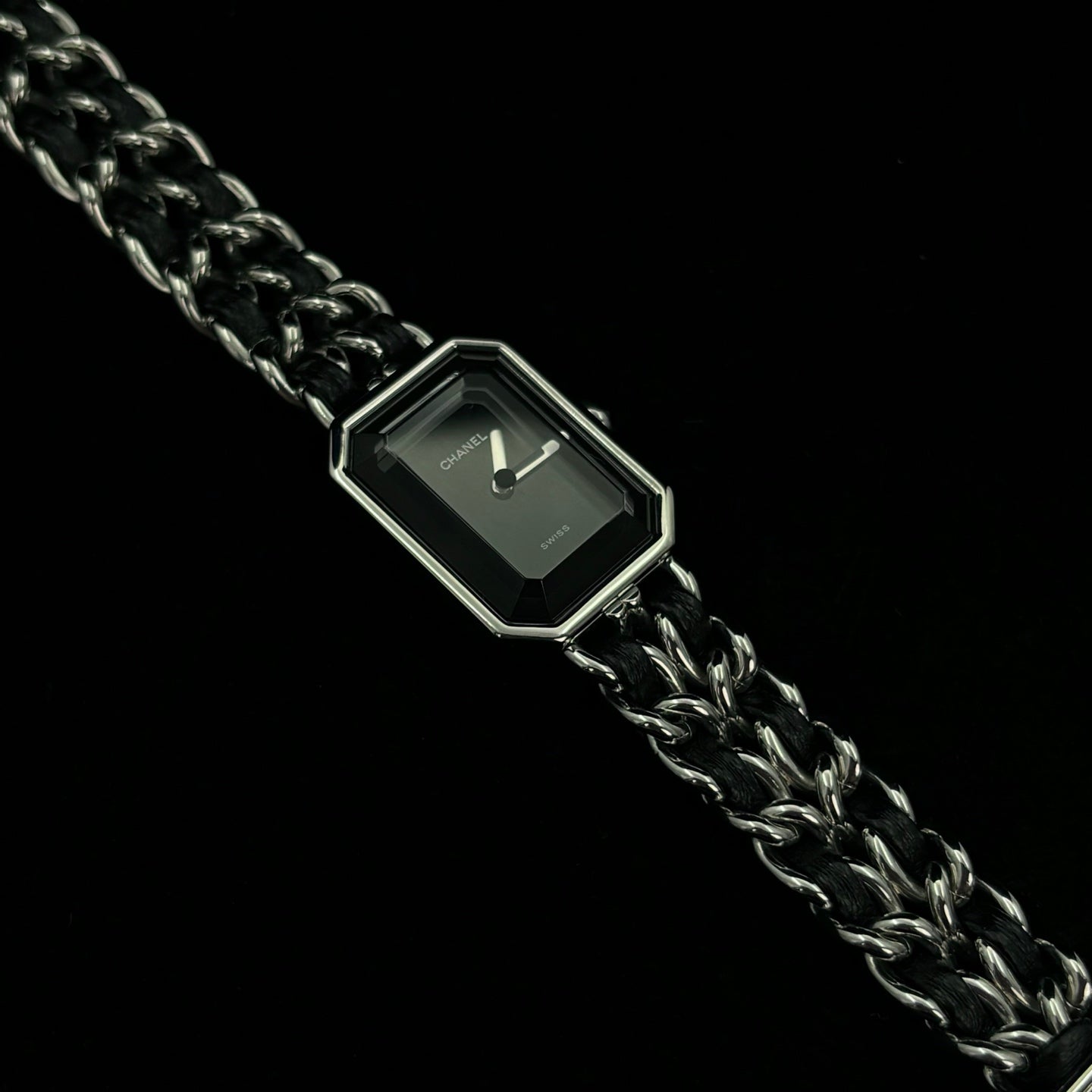 Chanel Première Black and Silver S Size Watch [Used]