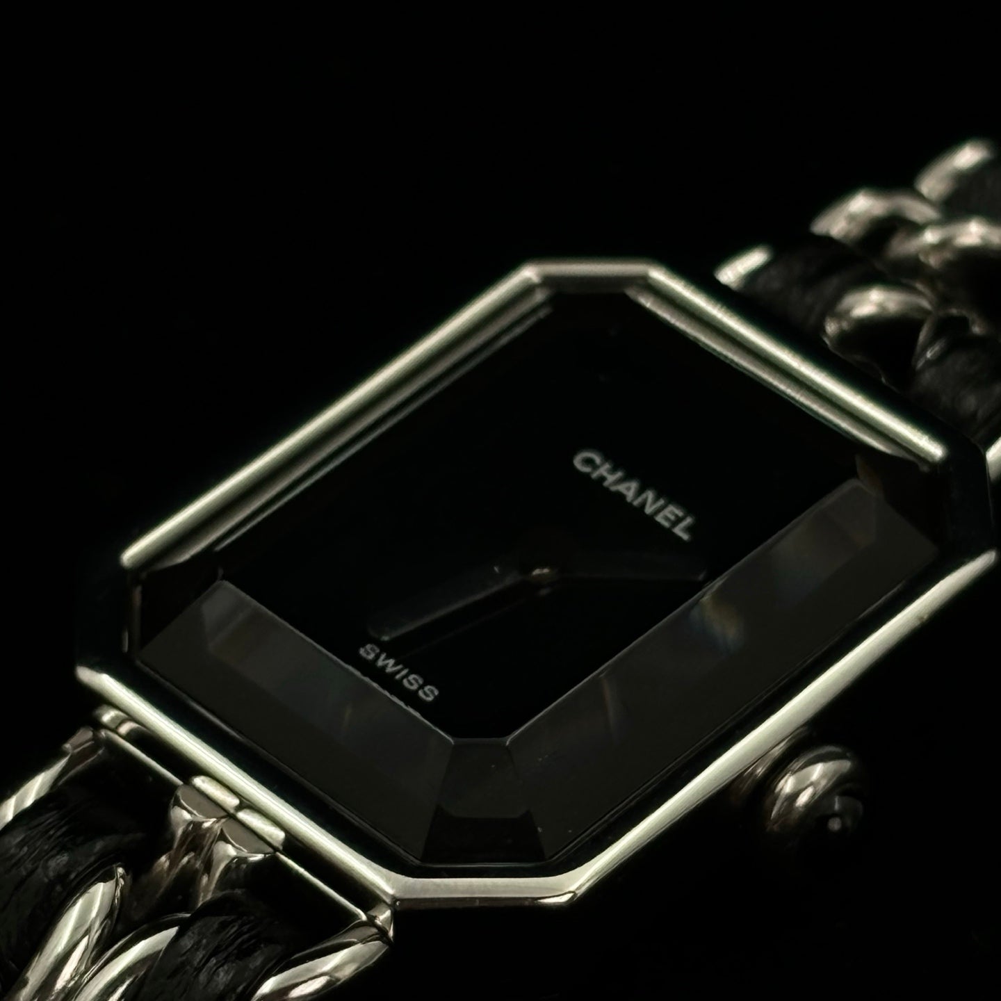 Chanel Première Black and Silver S Size Watch [Used]