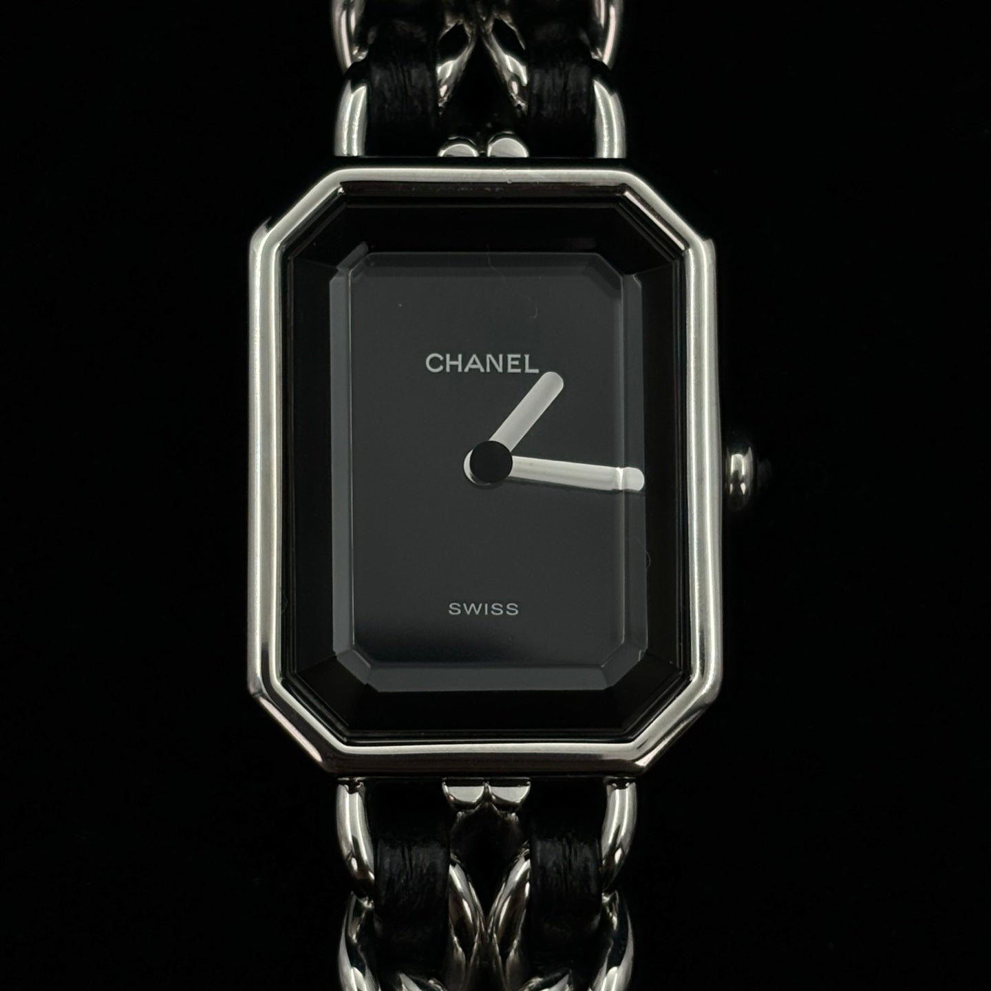 Chanel Première Black and Silver S Size Watch [Used]