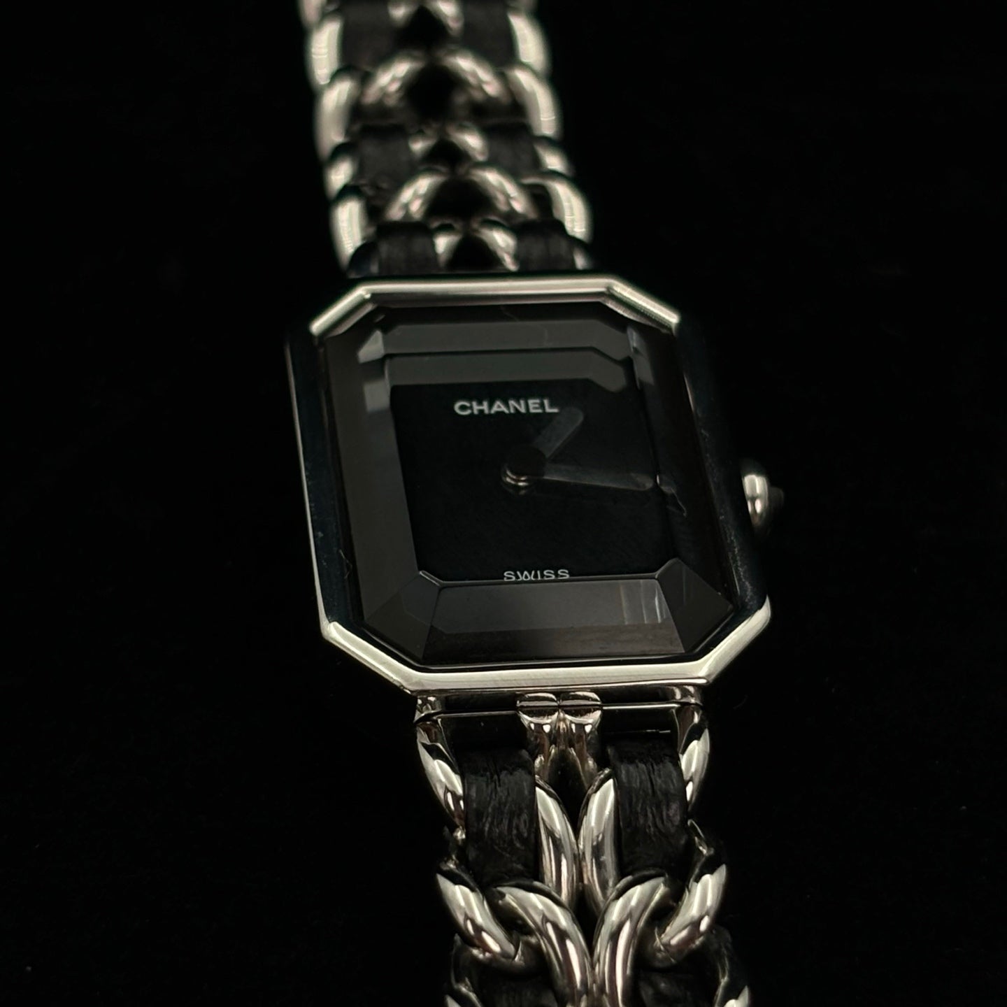 Chanel Première Black and Silver S Size Watch [Used]