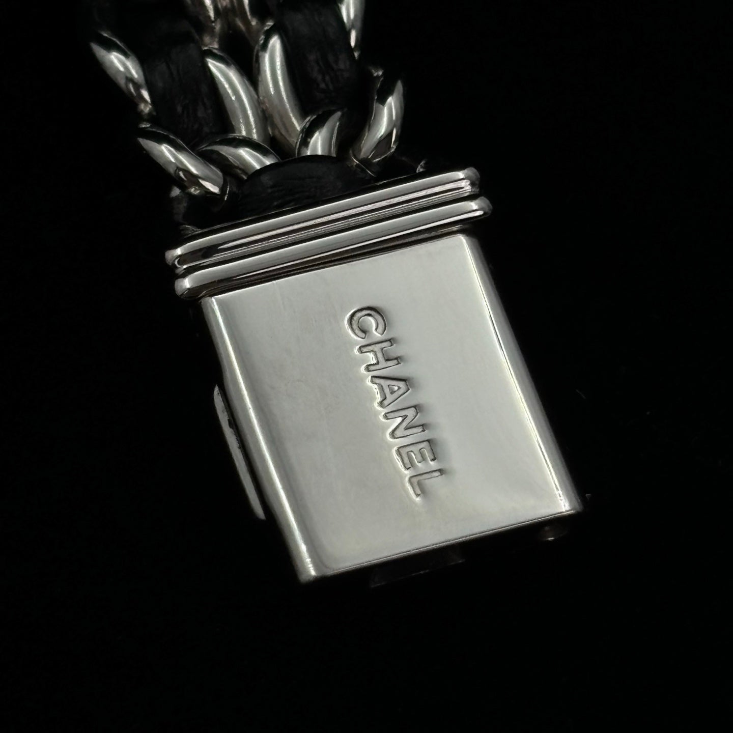 Chanel Première Black and Silver S Size Watch [Used]