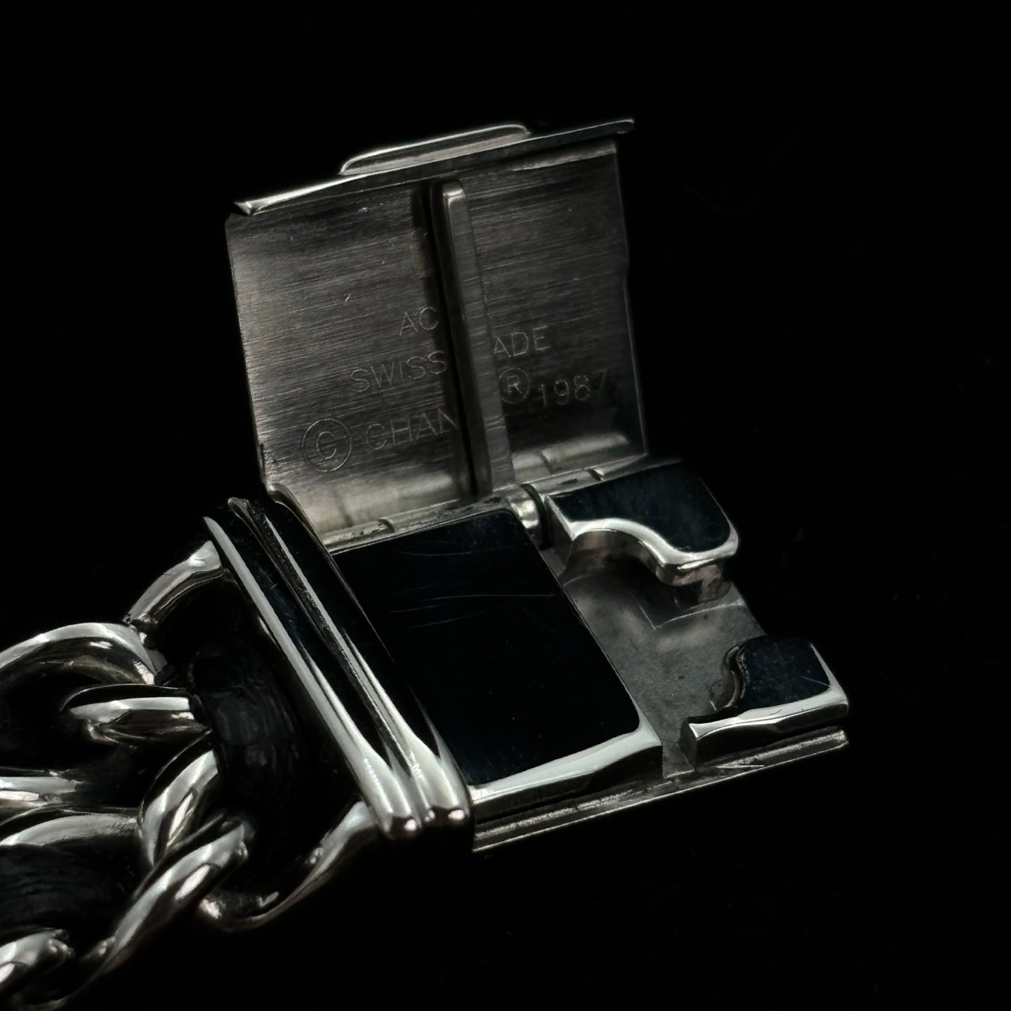 Chanel Première Black and Silver S Size Watch [Used]
