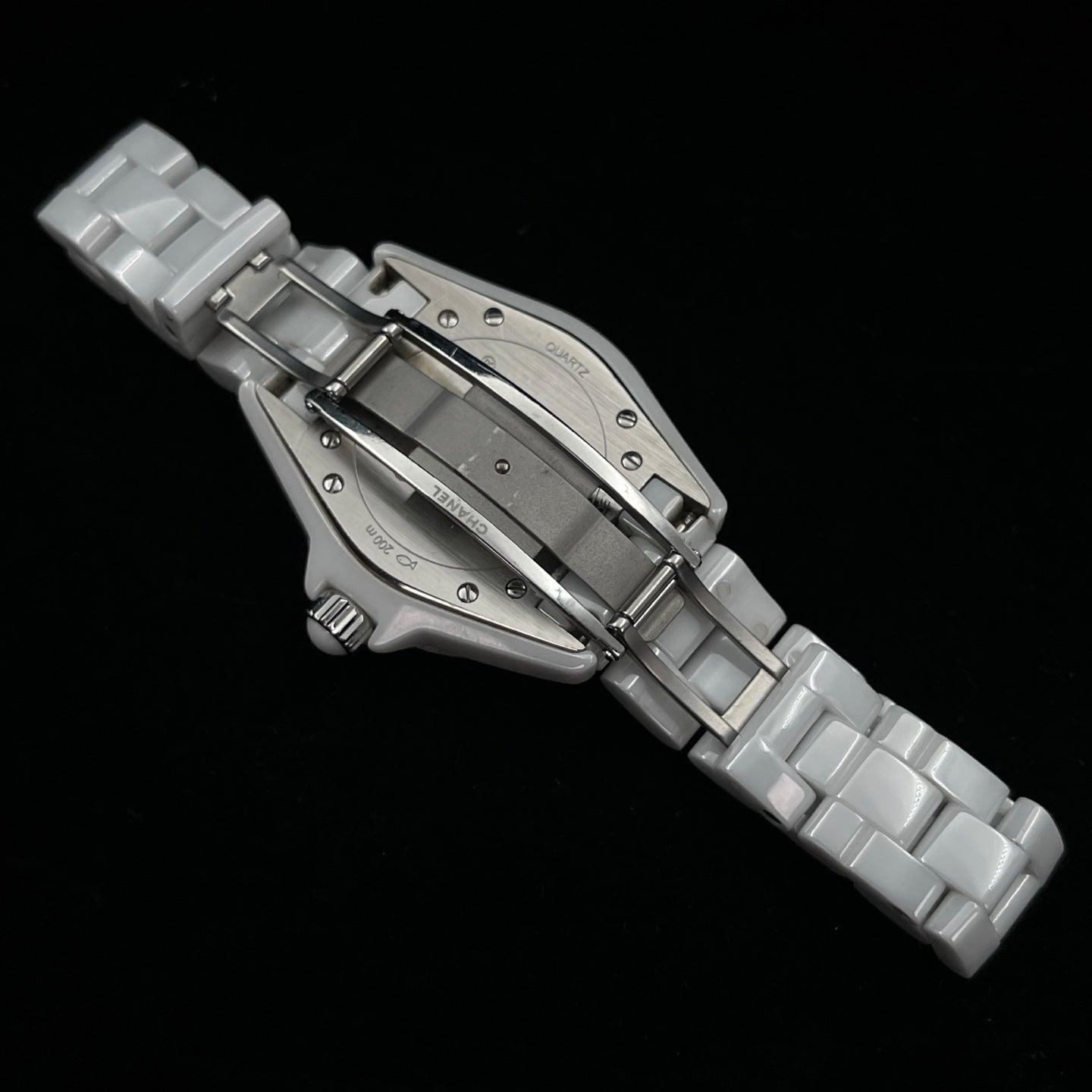Chanel J12 White Ceramic Diamond-Set 33 mm Watch [Used]