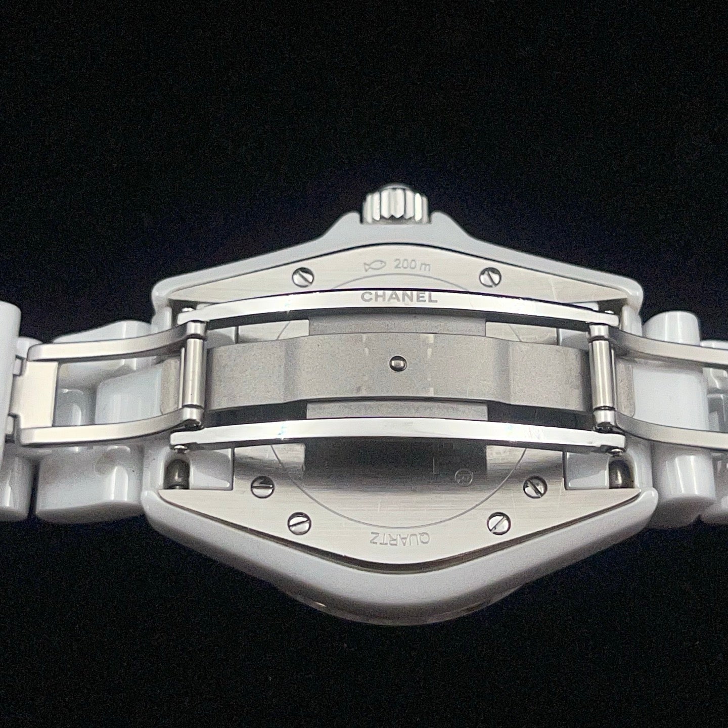 Chanel J12 White Ceramic Diamond-Set 33 mm Watch [Used]