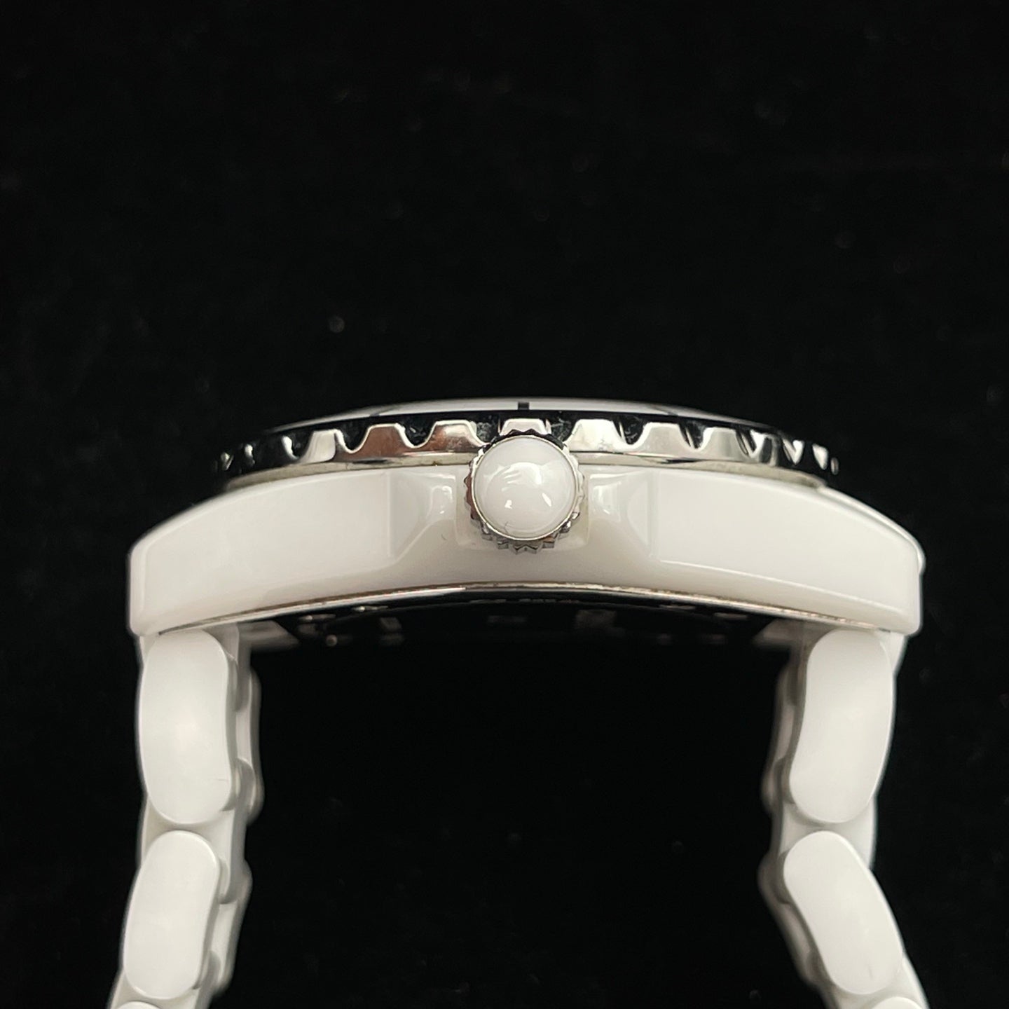 Chanel J12 White Ceramic Diamond-Set 33 mm Watch [Used]