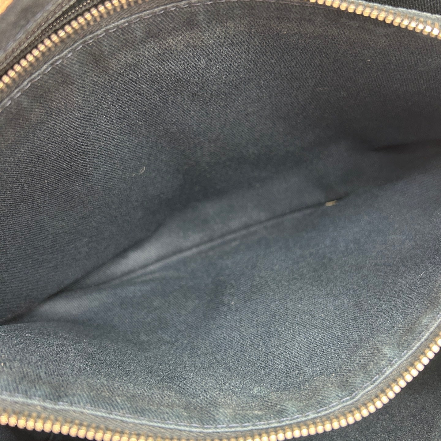 Chanel Striped Denim Navy Small Beach Tote Bag [Used]