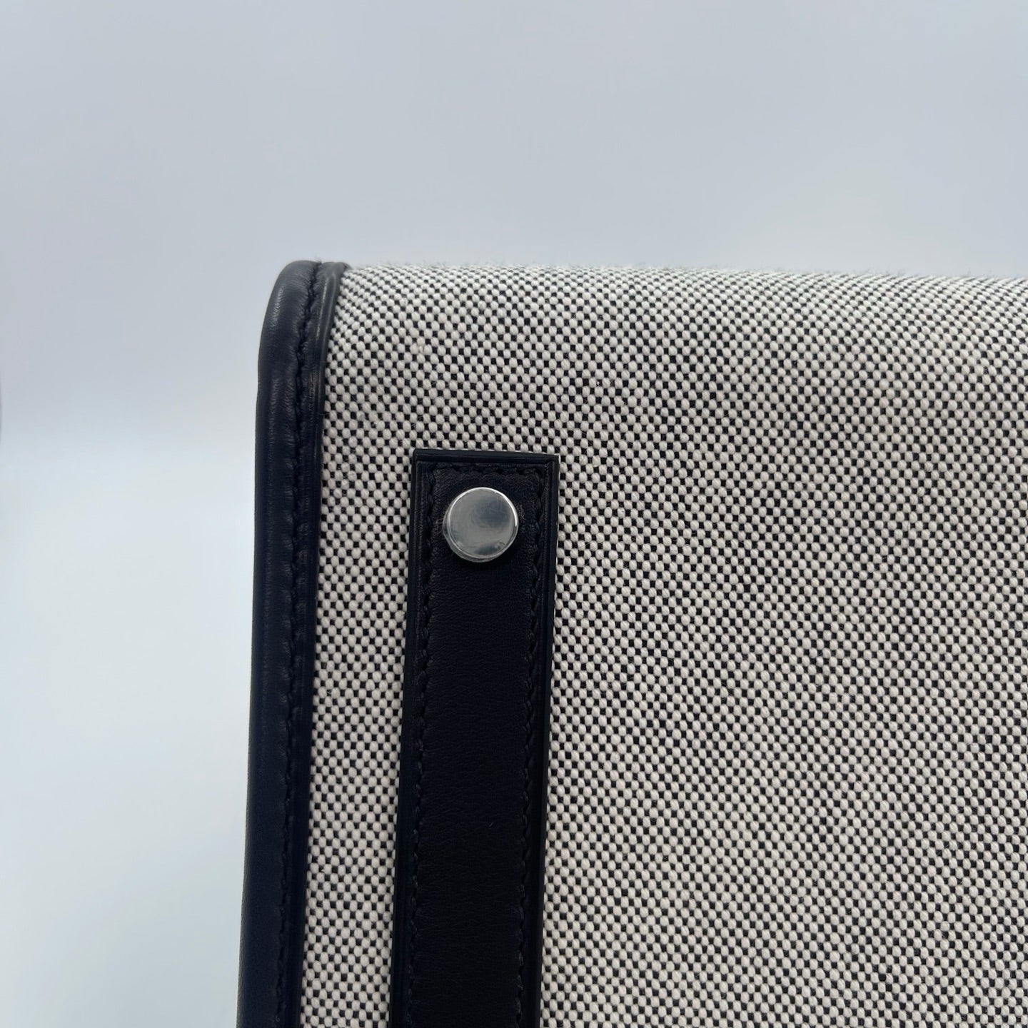 Hermès Birkin 35 A L'Envers Black-Grey Toile H Canvas and Black Volupto Palladium Hardware