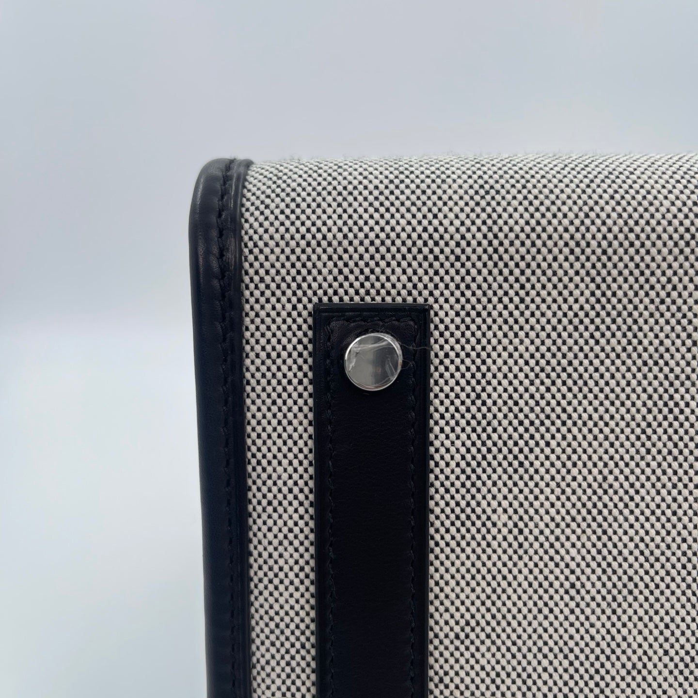 Hermès Birkin 35 A L'Envers Black-Grey Toile H Canvas and Black Volupto Palladium Hardware