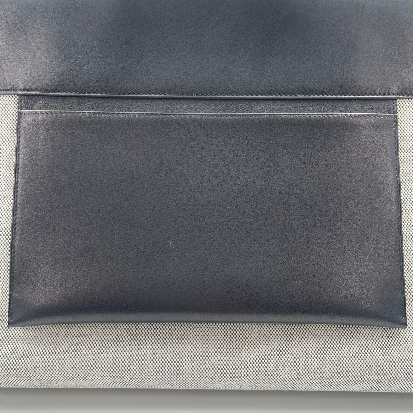Hermès Birkin 35 A L'Envers Black-Grey Toile H Canvas and Black Volupto Palladium Hardware