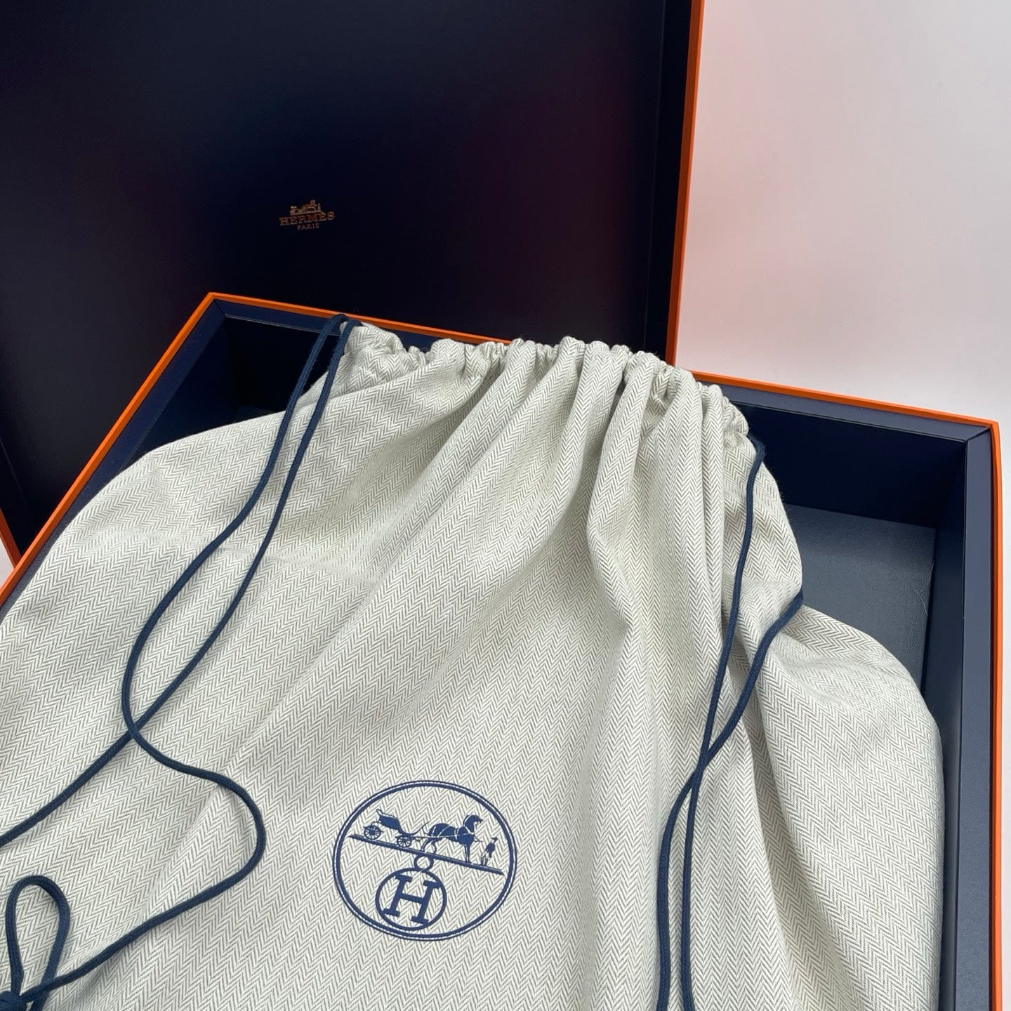Hermès Birkin 35 A L'Envers Black-Grey Toile H Canvas and Black Volupto Palladium Hardware