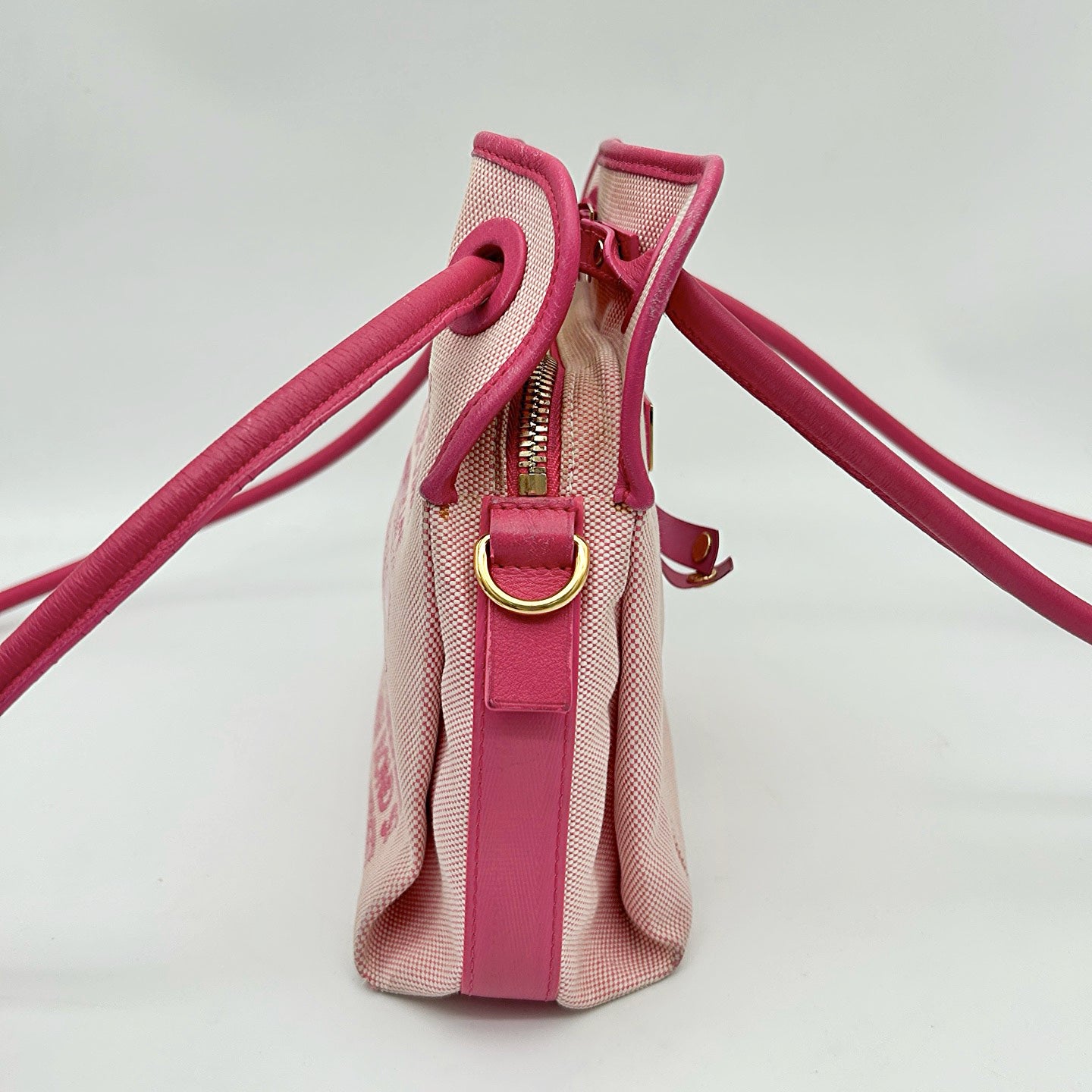 Louis Vuitton Pink Printed Canvas 2009 Spring/Summer Limited Crossbody Shoulder Bag [Used]