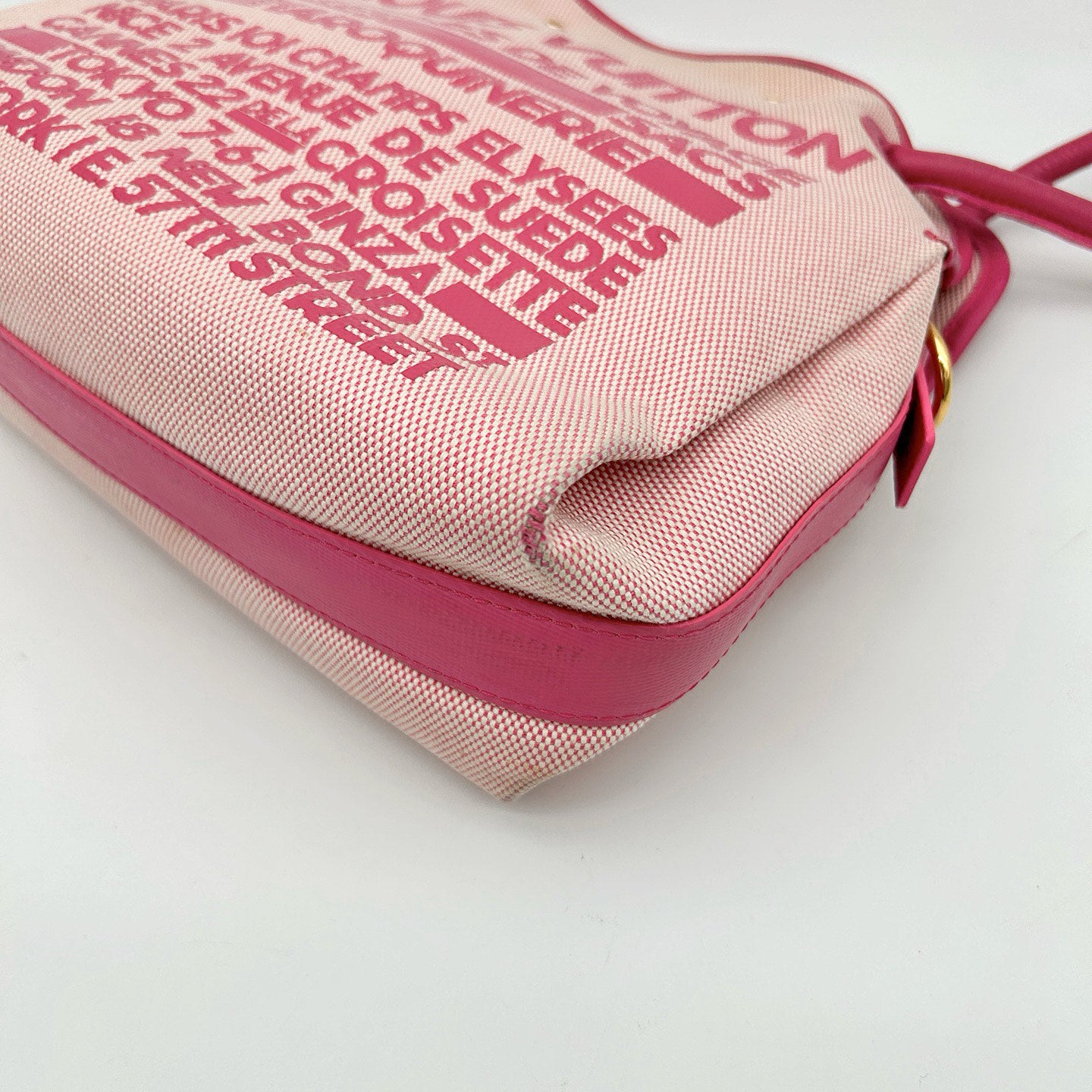 Louis Vuitton Pink Printed Canvas 2009 Spring/Summer Limited Crossbody Shoulder Bag [Used]